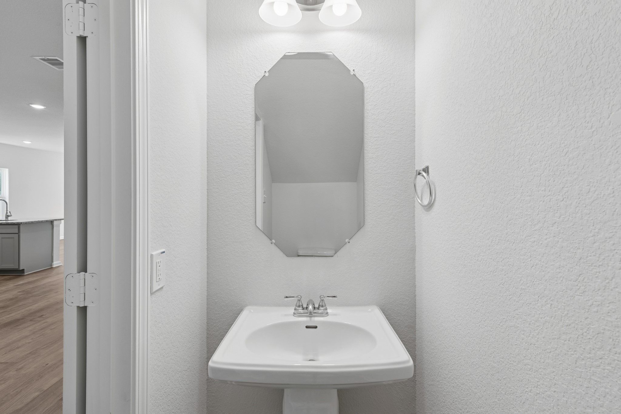 The Sparrow II- Powder Bath. Sample floor plan image for illustration; upgrades, options, and color