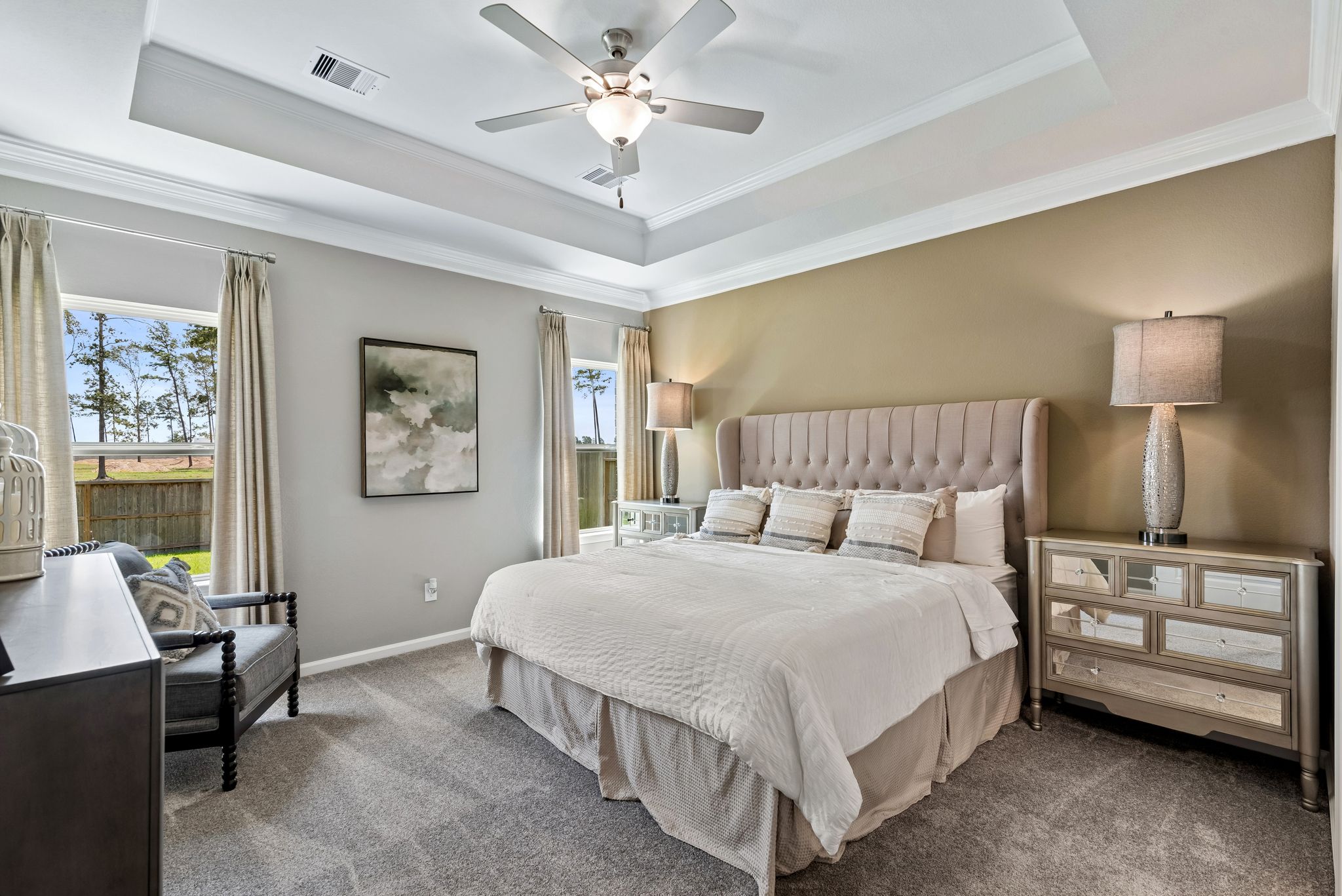 The Sparrow II- Primary Suite with Tray Ceiling