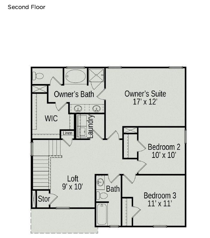 *Second floor.*