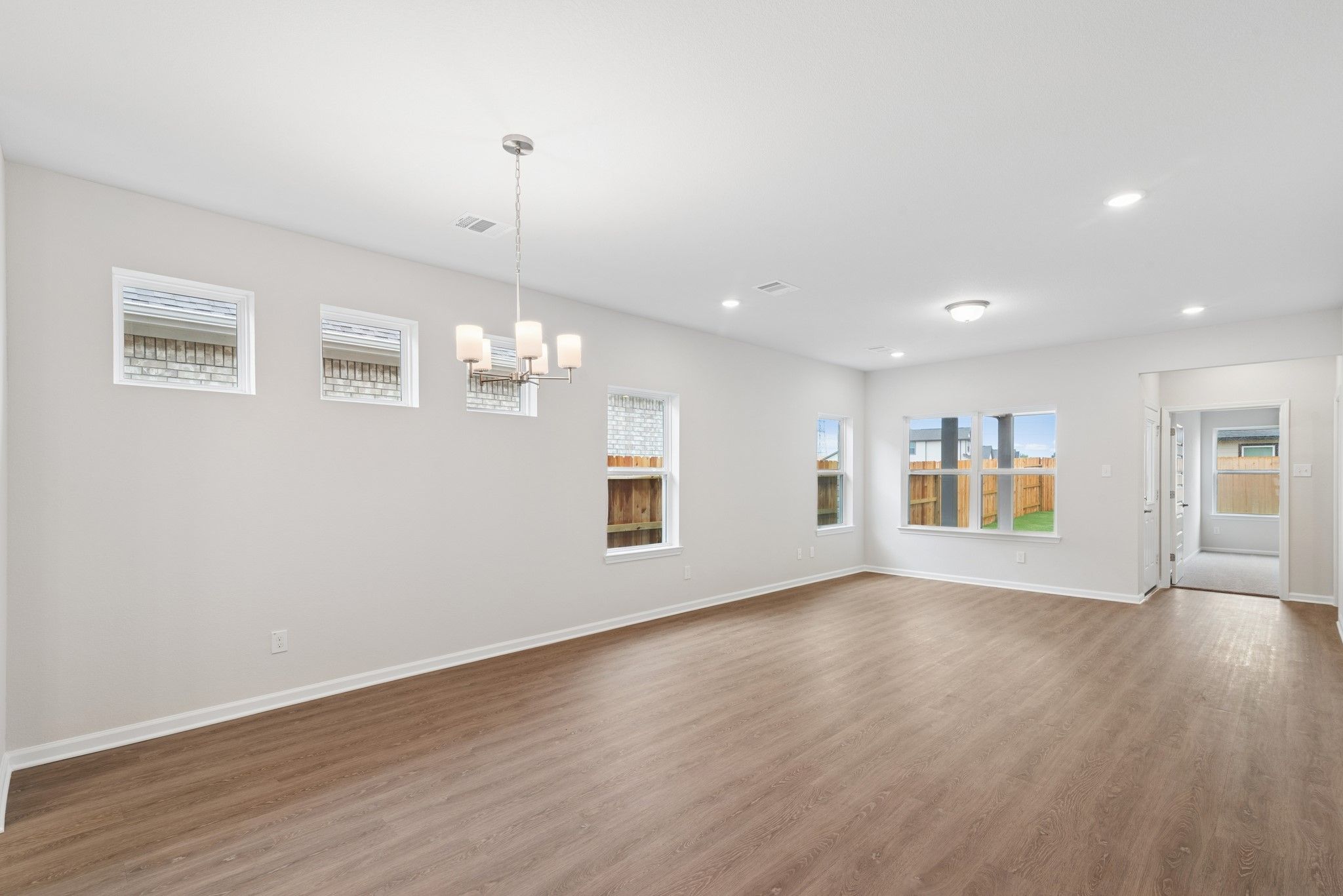 The Oakshire II- Family Room. Home under construction, photo used for illustrative purposes only, c