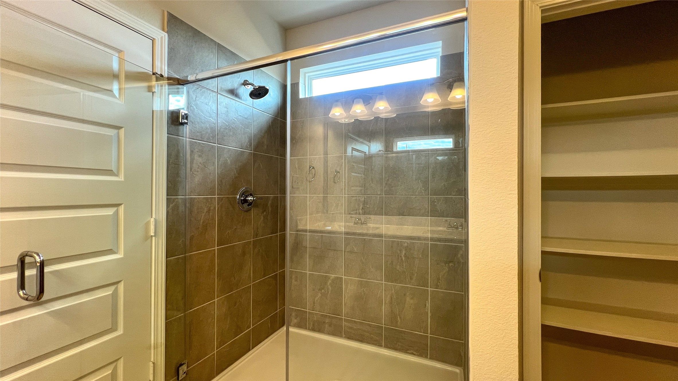 The Sparrow II-Primary Bathroom with large walk-in shower