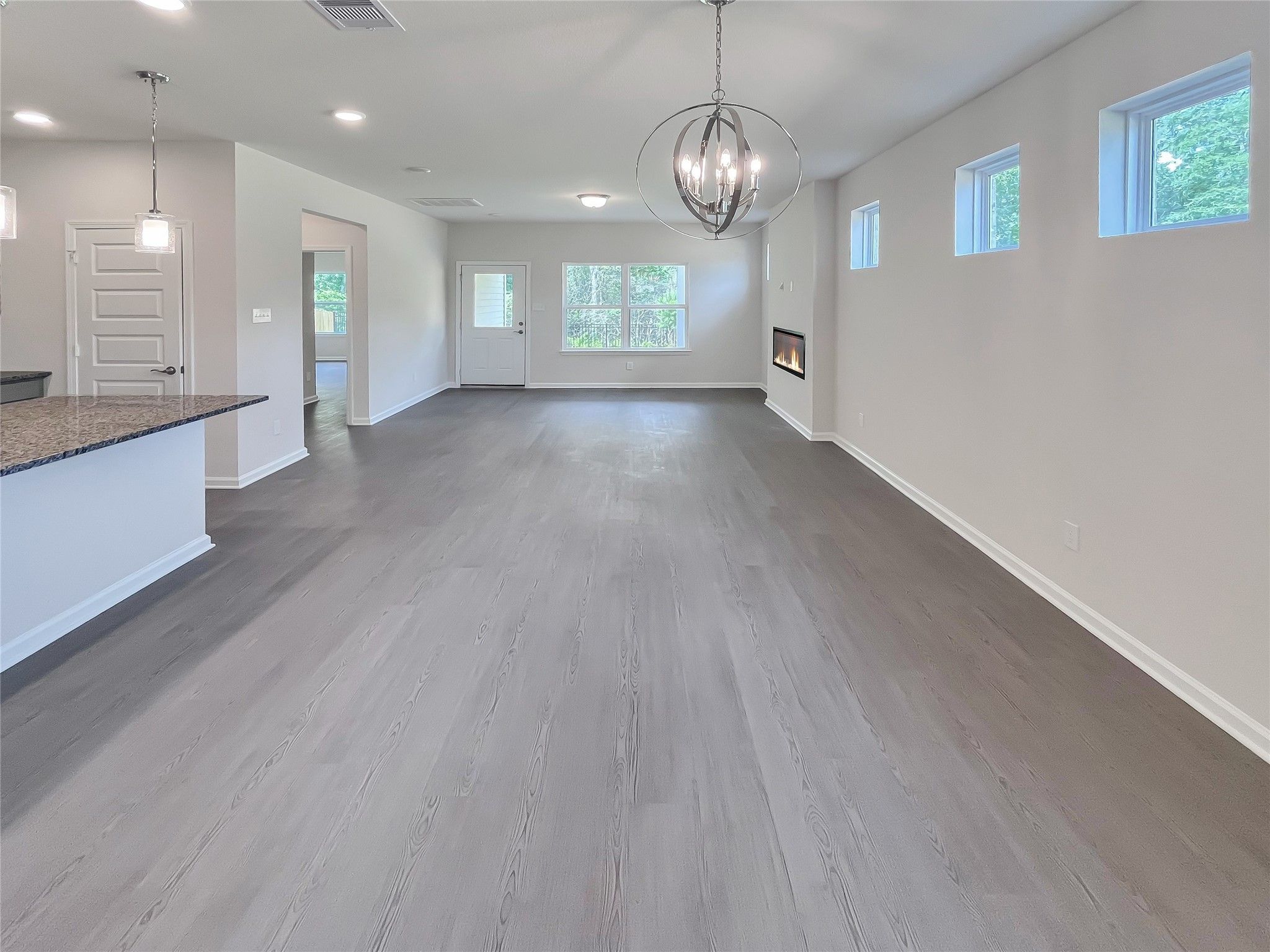 The Robin II- Dining Area into the Family Room. Sample image to be used for example only.