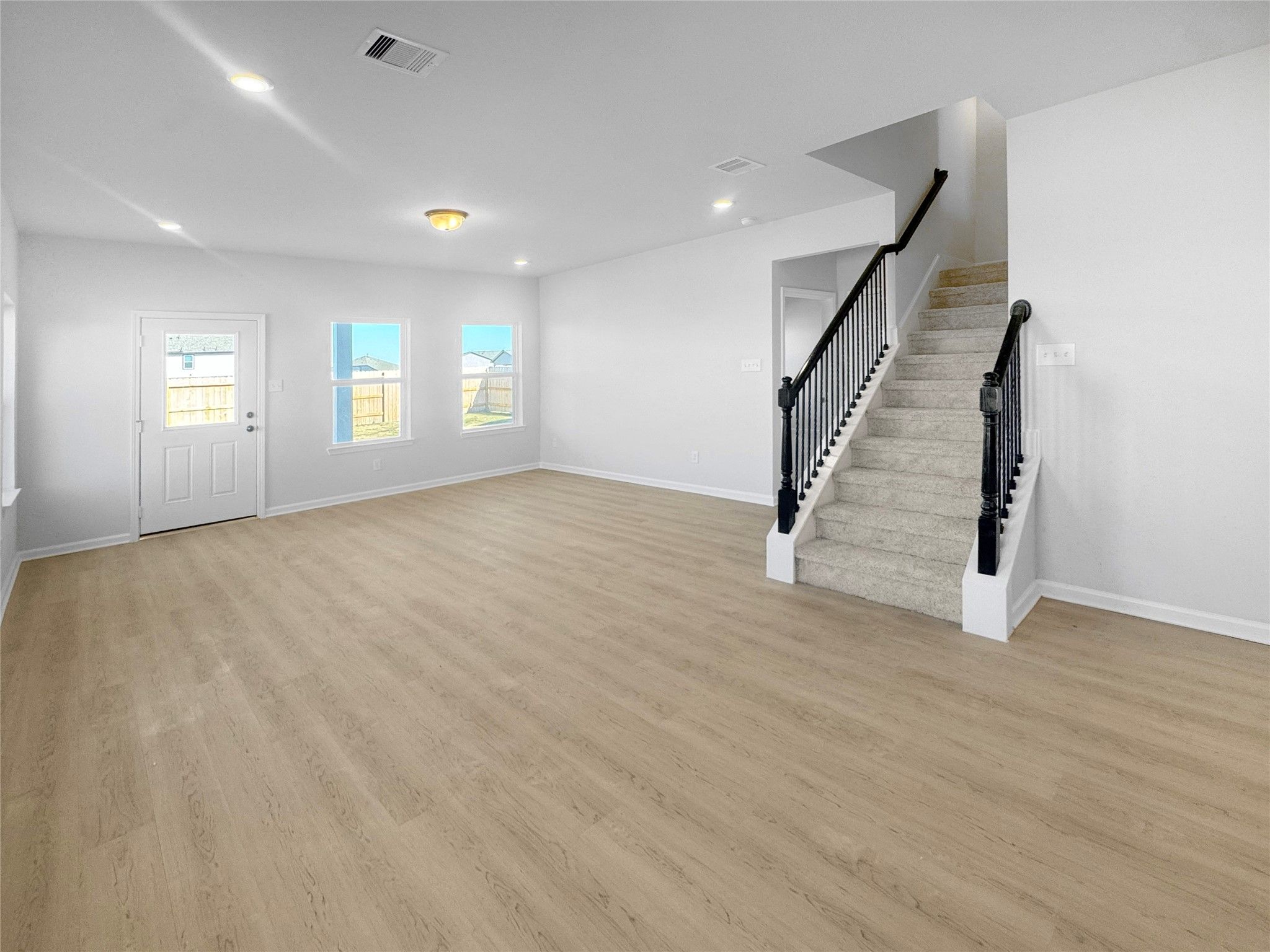 The Waring III- Family Room. Under construction, options, upgrades and colors will vary.