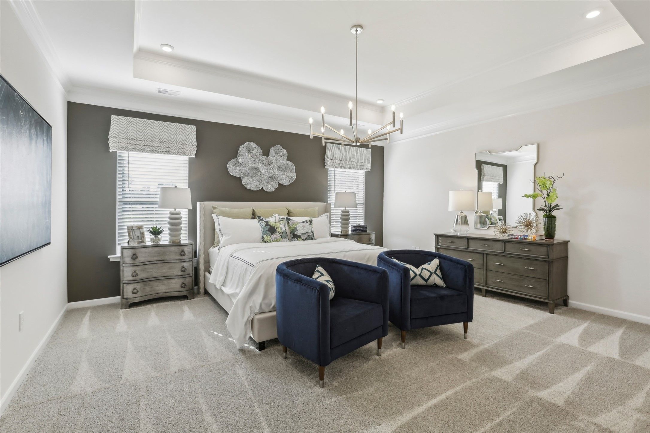 The Avondale- Primary Suite. Sample image for illustration; upgrades, options, and colors may vary.