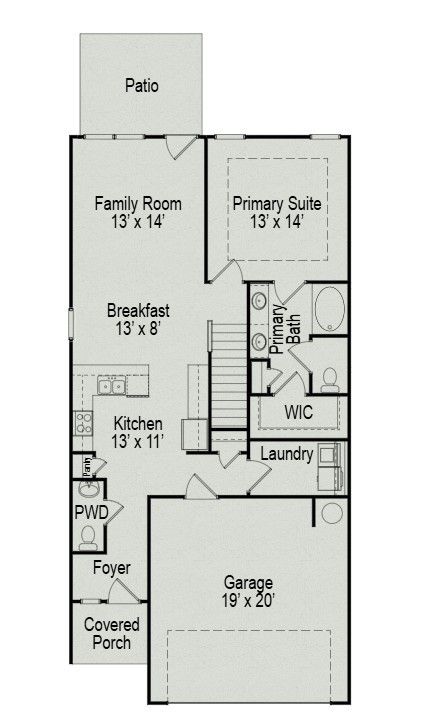 First floor layout