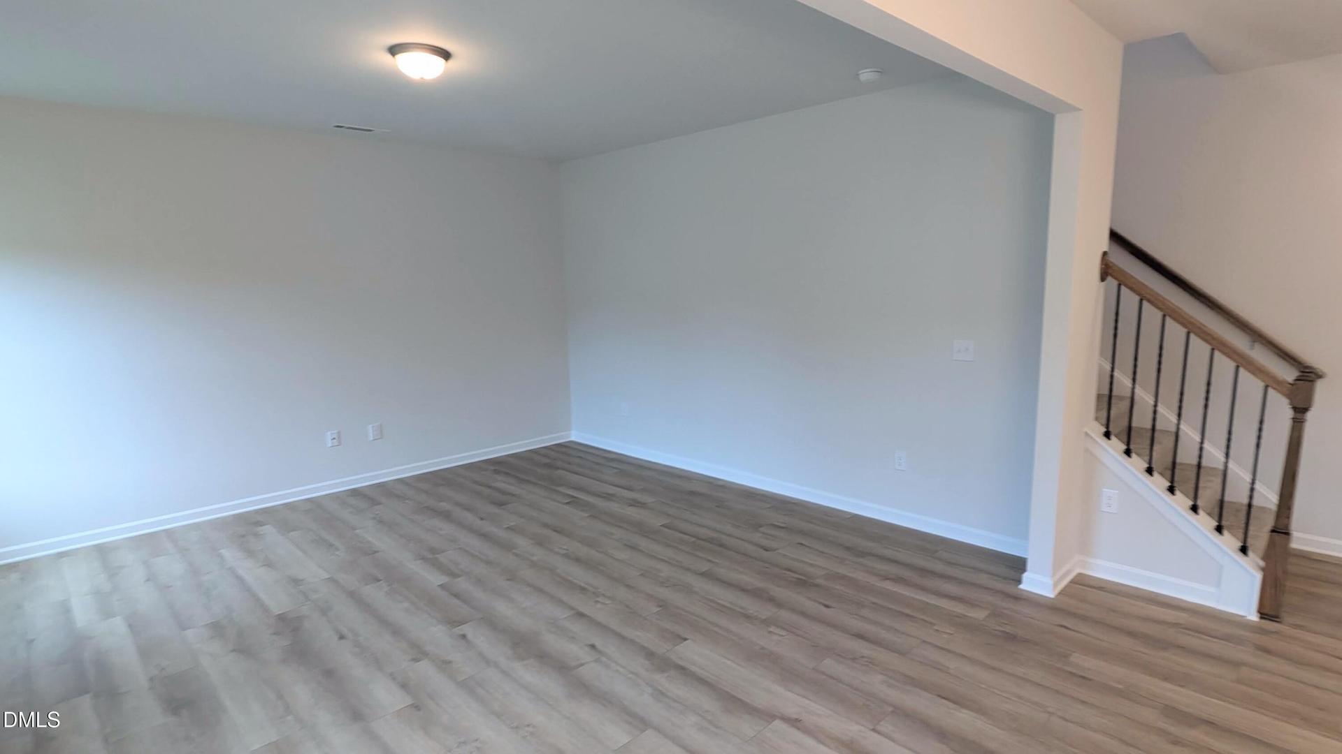LVP Flooring and Open Rail