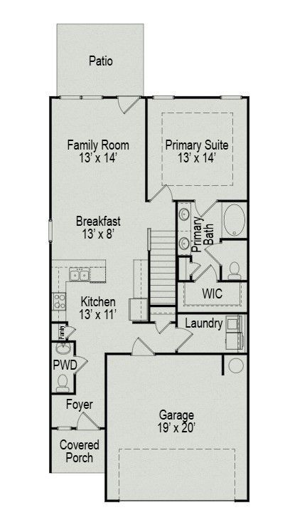 First floor layout