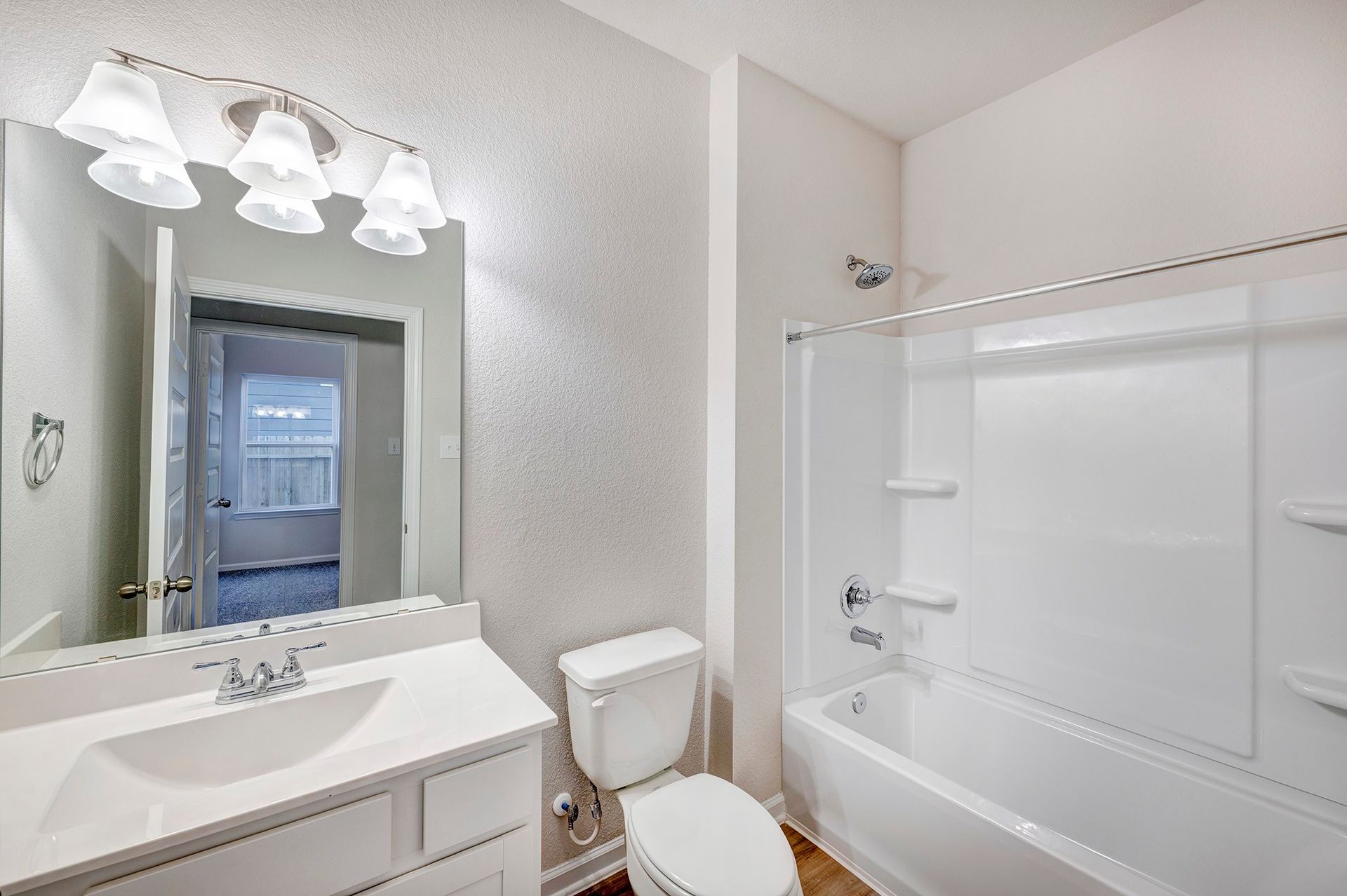 Hall Bath. Sample image for illustration; upgrades, options, and colors may vary.