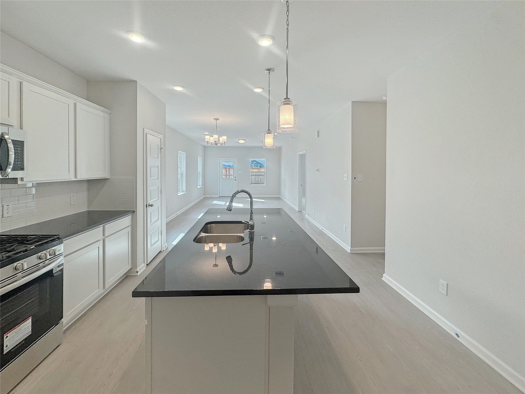 The Piedmont- Kitchen into Dining Area and Family Room
