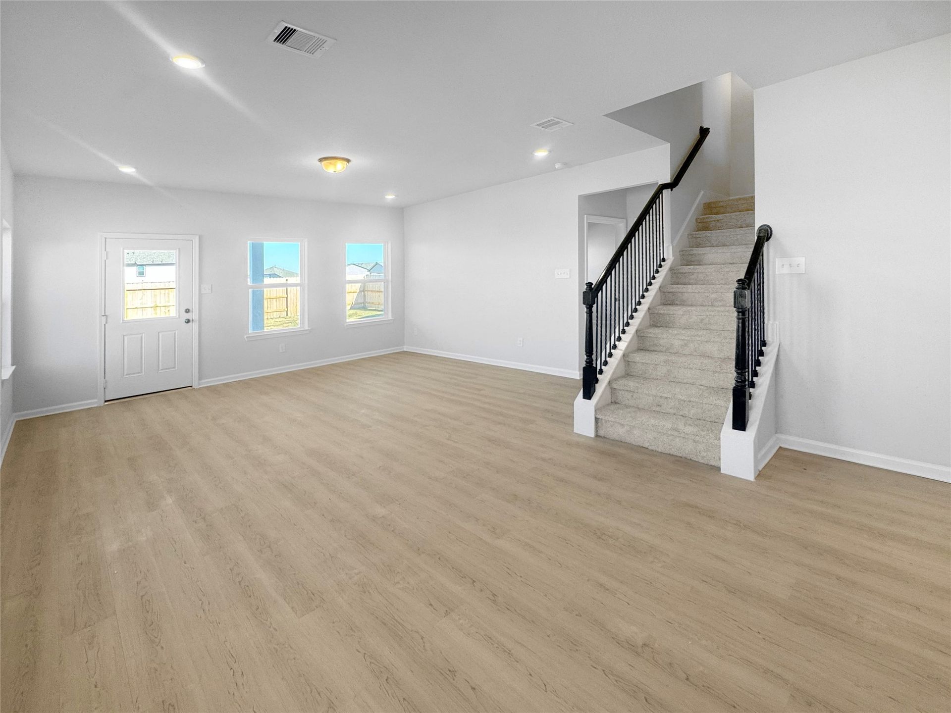 The Waring III- Family Room. Under construction, options, upgrades and colors will vary.