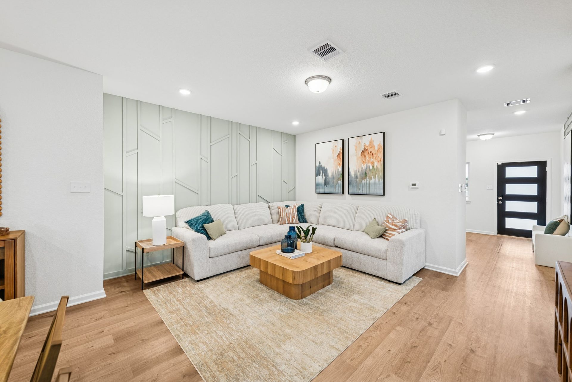 Family Room. Sample image for illustration; upgrades, options, and colors may vary.