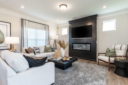 Modern, Open Living Areas