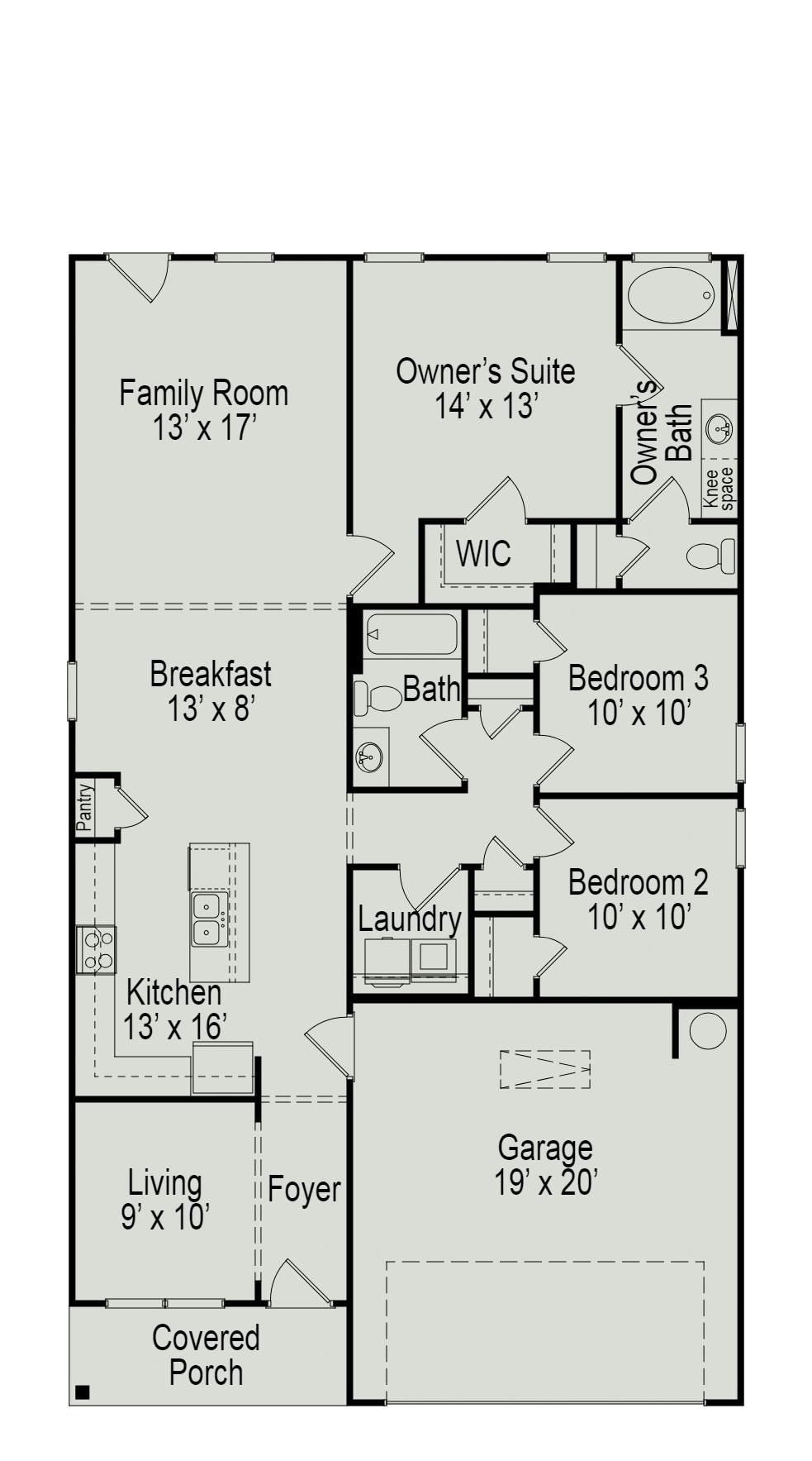 The Piedmont Floorplan