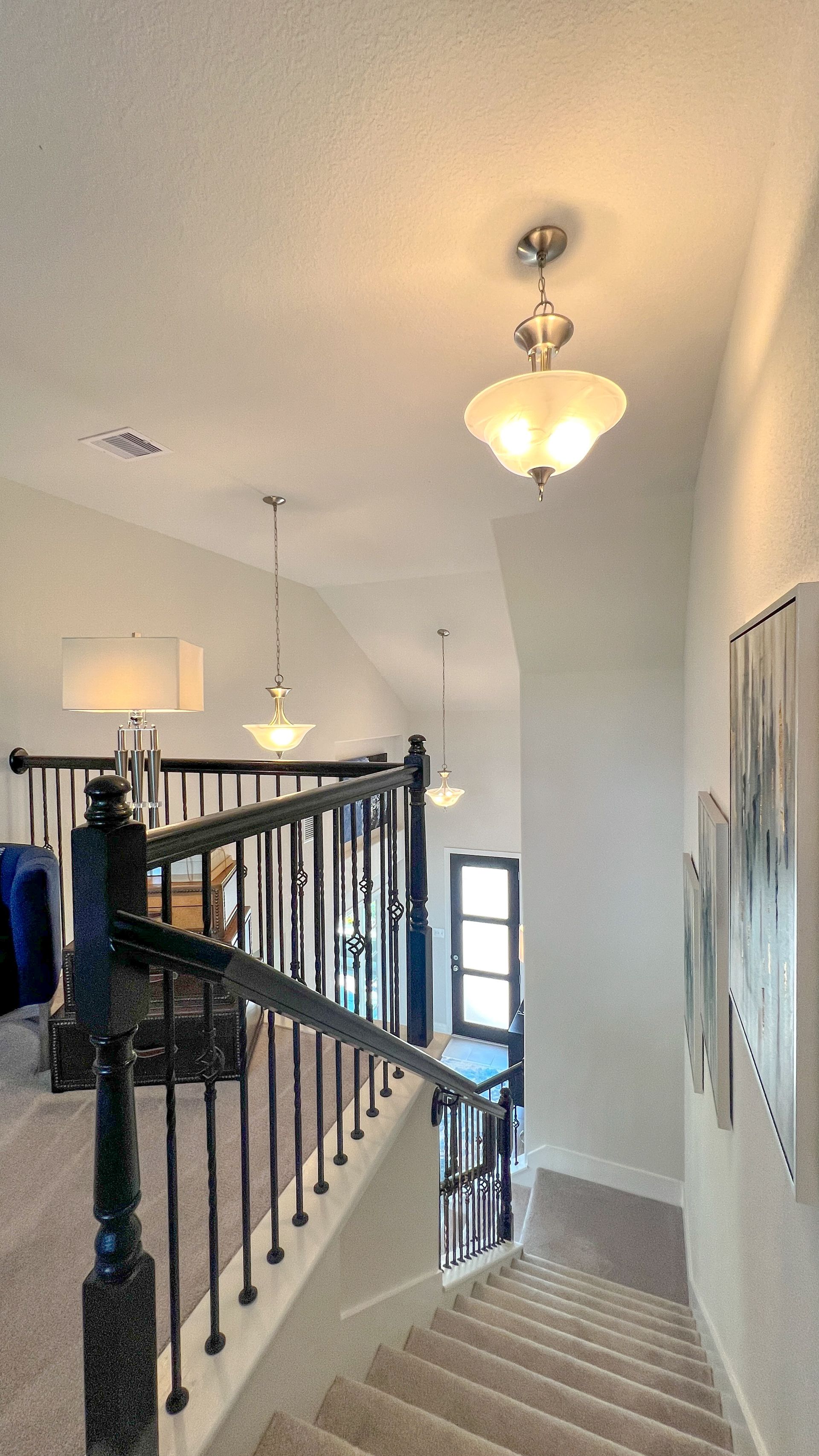 The Princeton- Staircase into Foyer