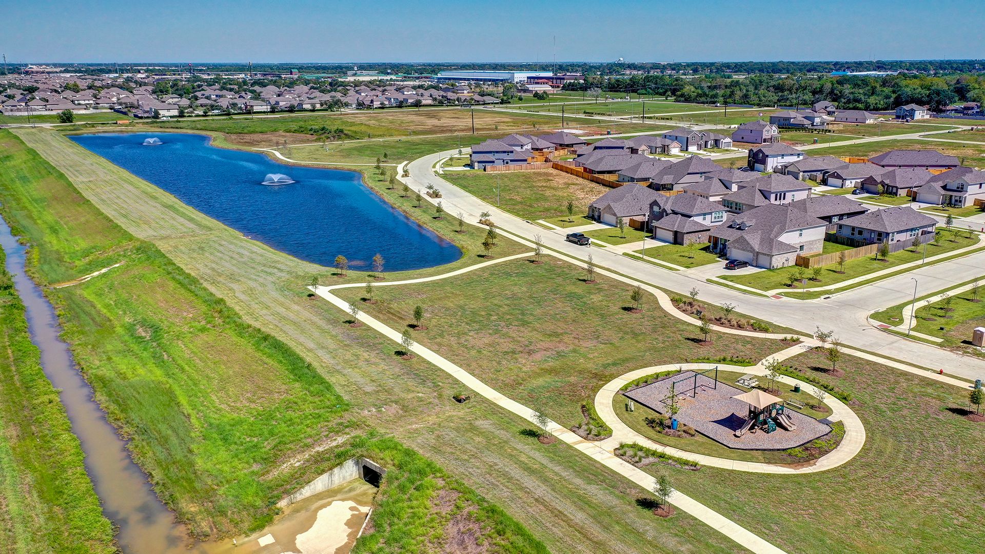 Trails at Woodhaven Aerial View
