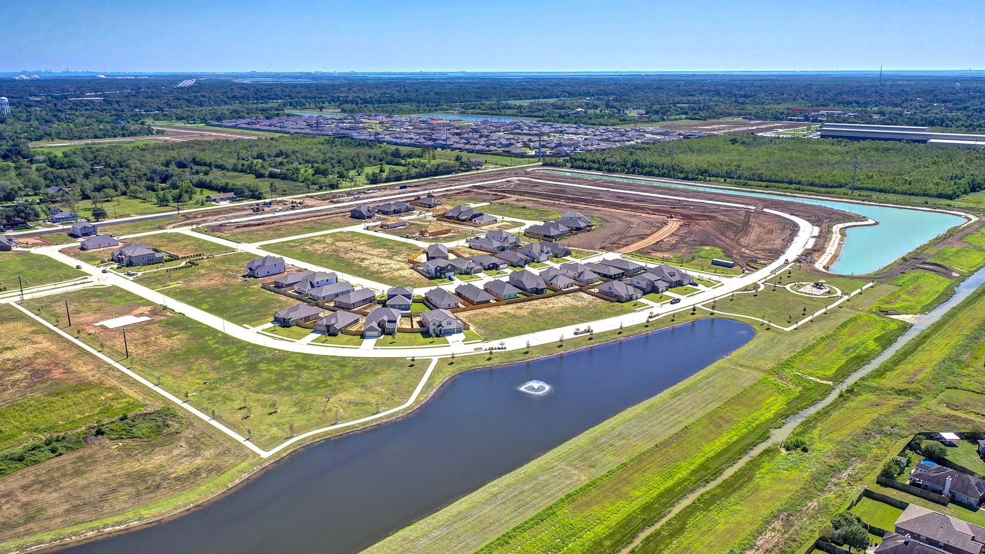 Trails at Woodhaven Aerial View