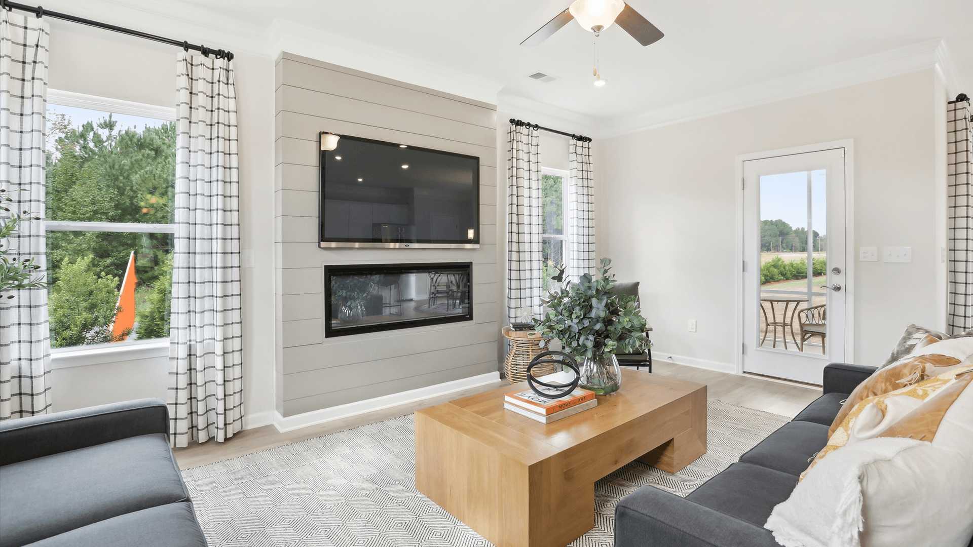 The Braselton II Model Living Area