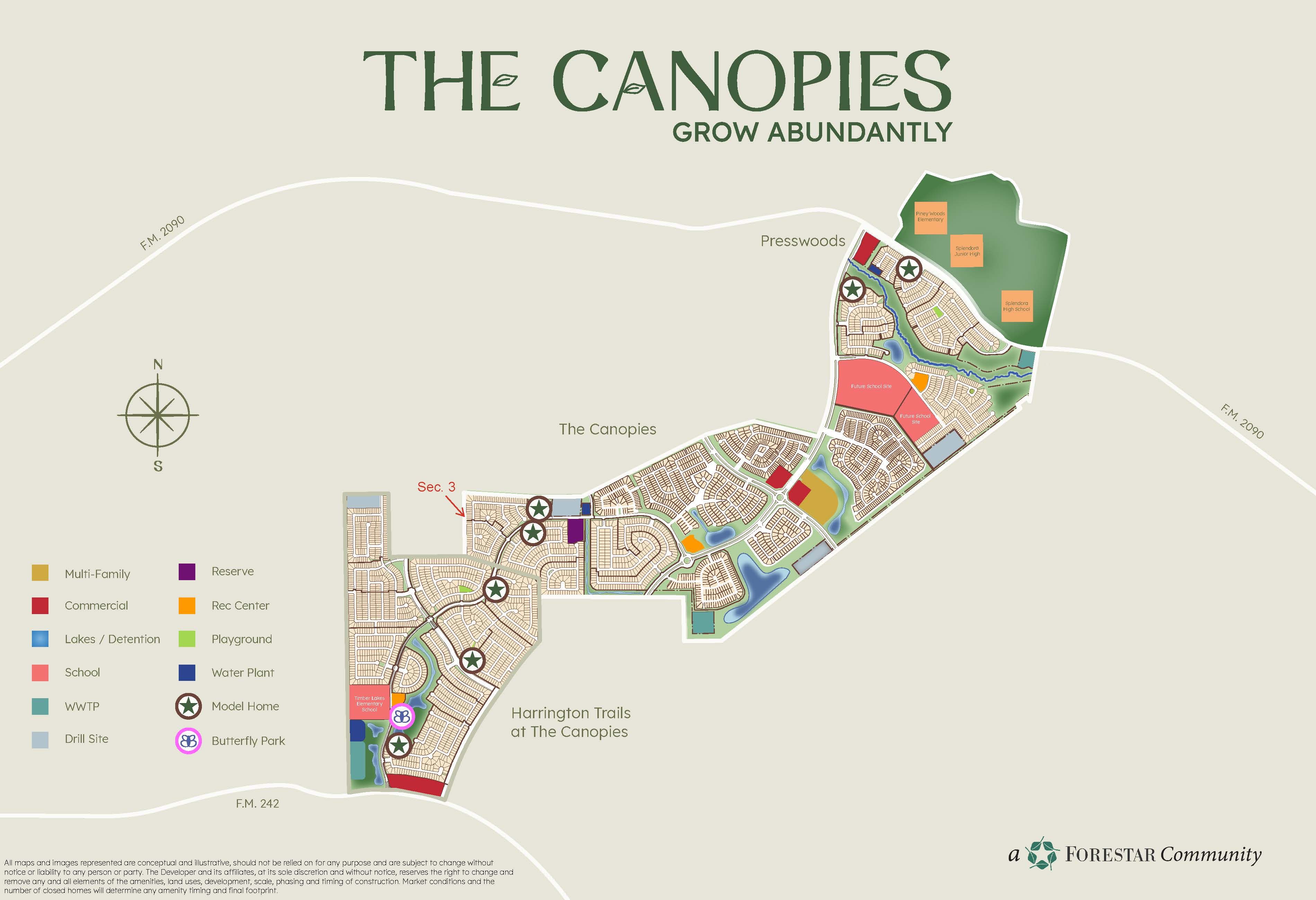 The Canopies Master Planned Site Plan