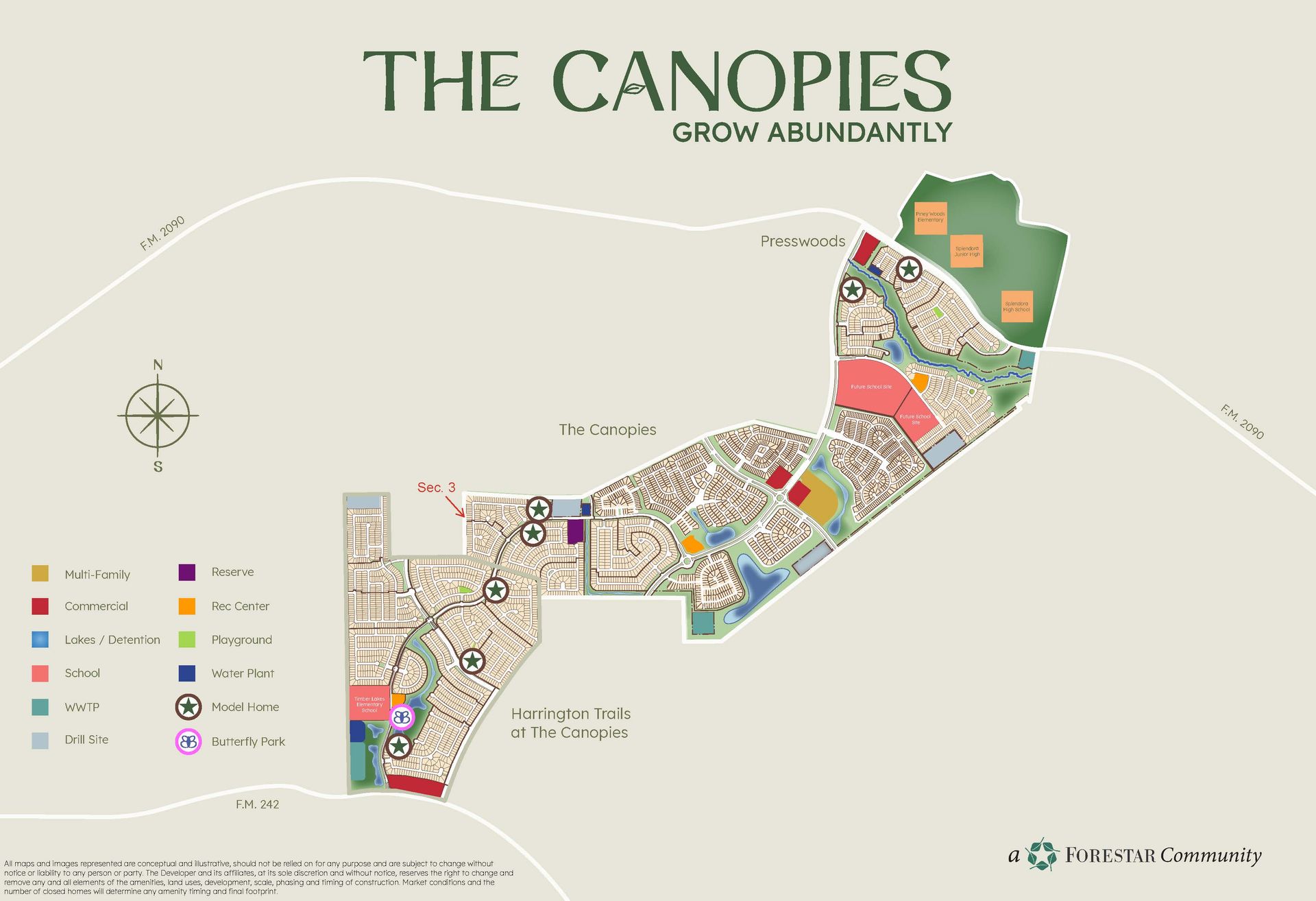 The Canopies Master Planned Site Plan