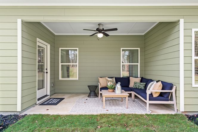 The Lancaster - Covered Patio