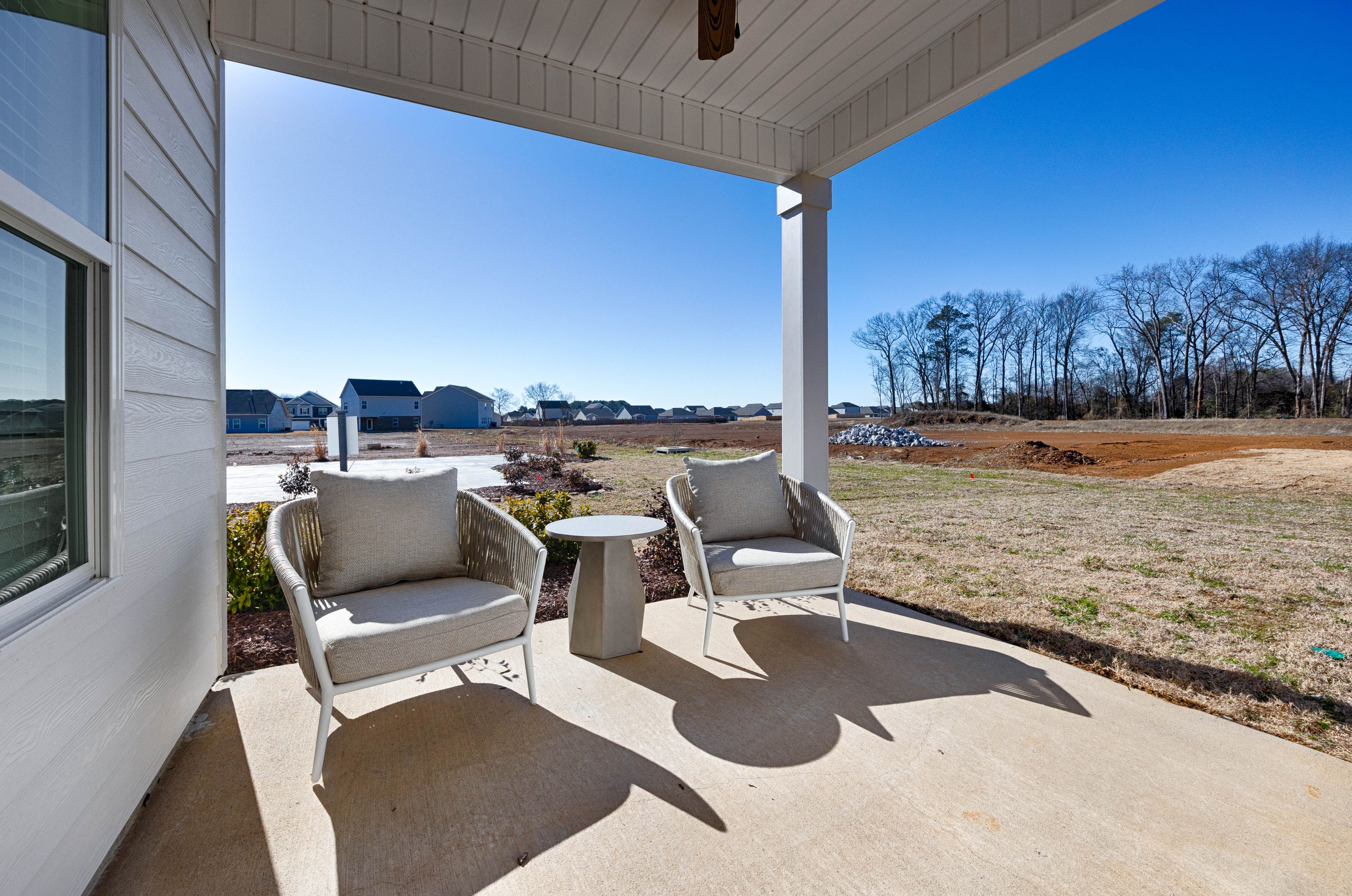 The Braselton II - Built-In Covered Patio