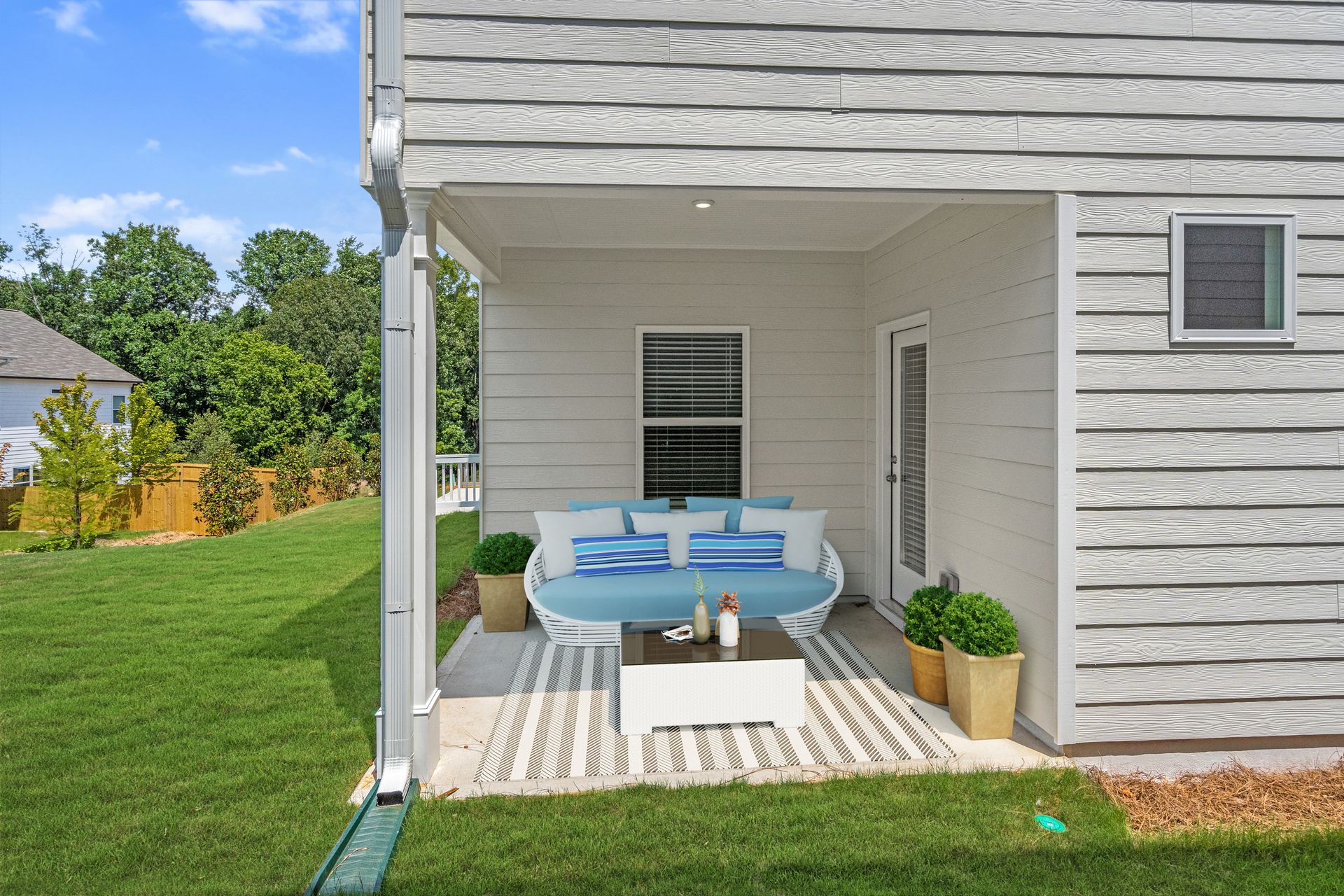 The Buford II - Built-in Covered Patio