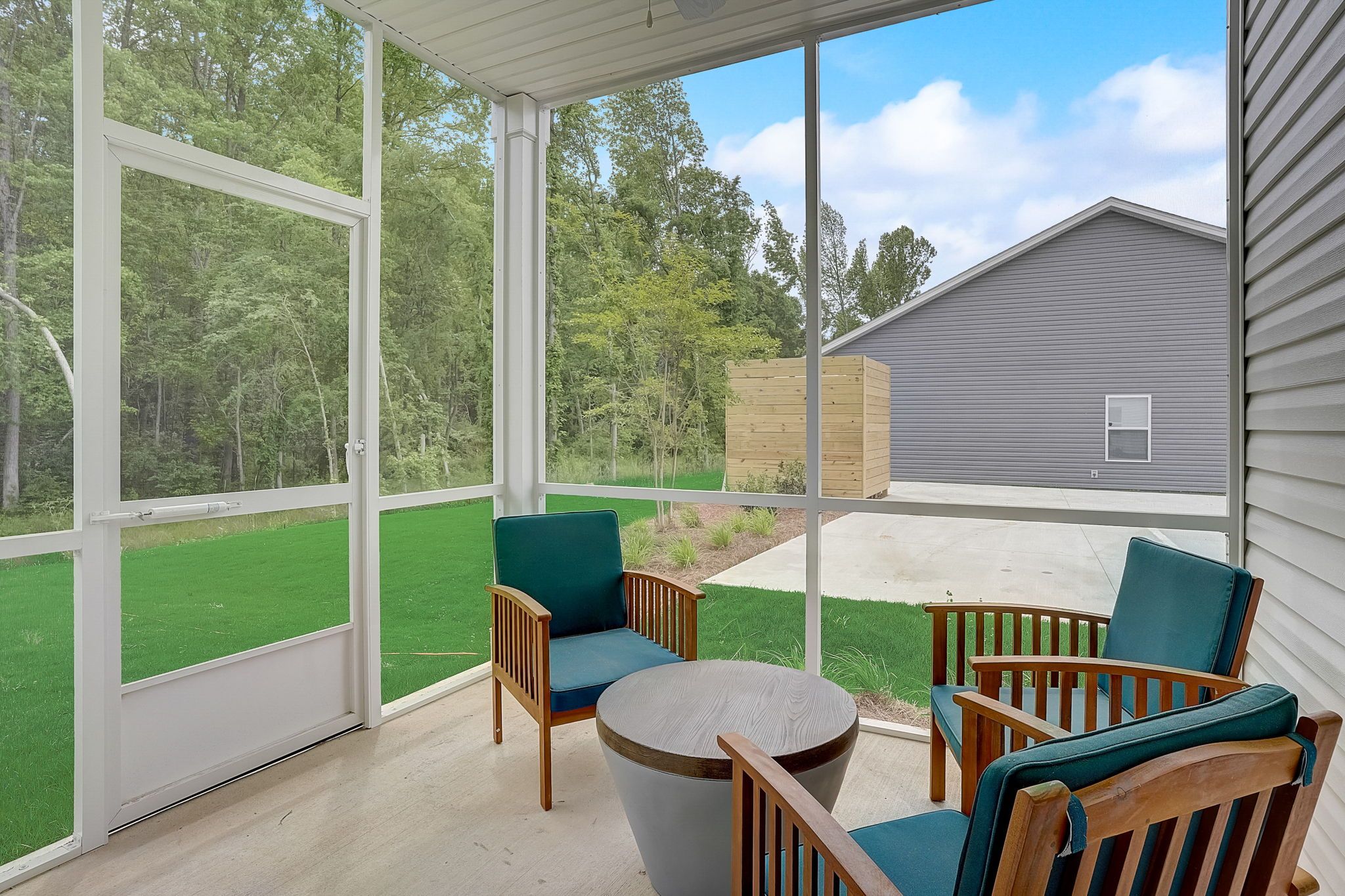 The Braselton II - Built-in Covered Patio