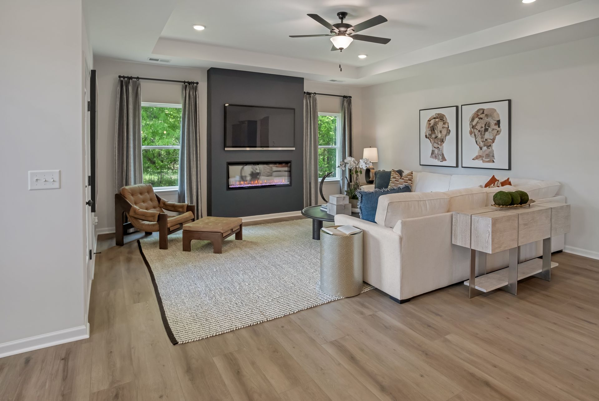 The Avondale- Open family room