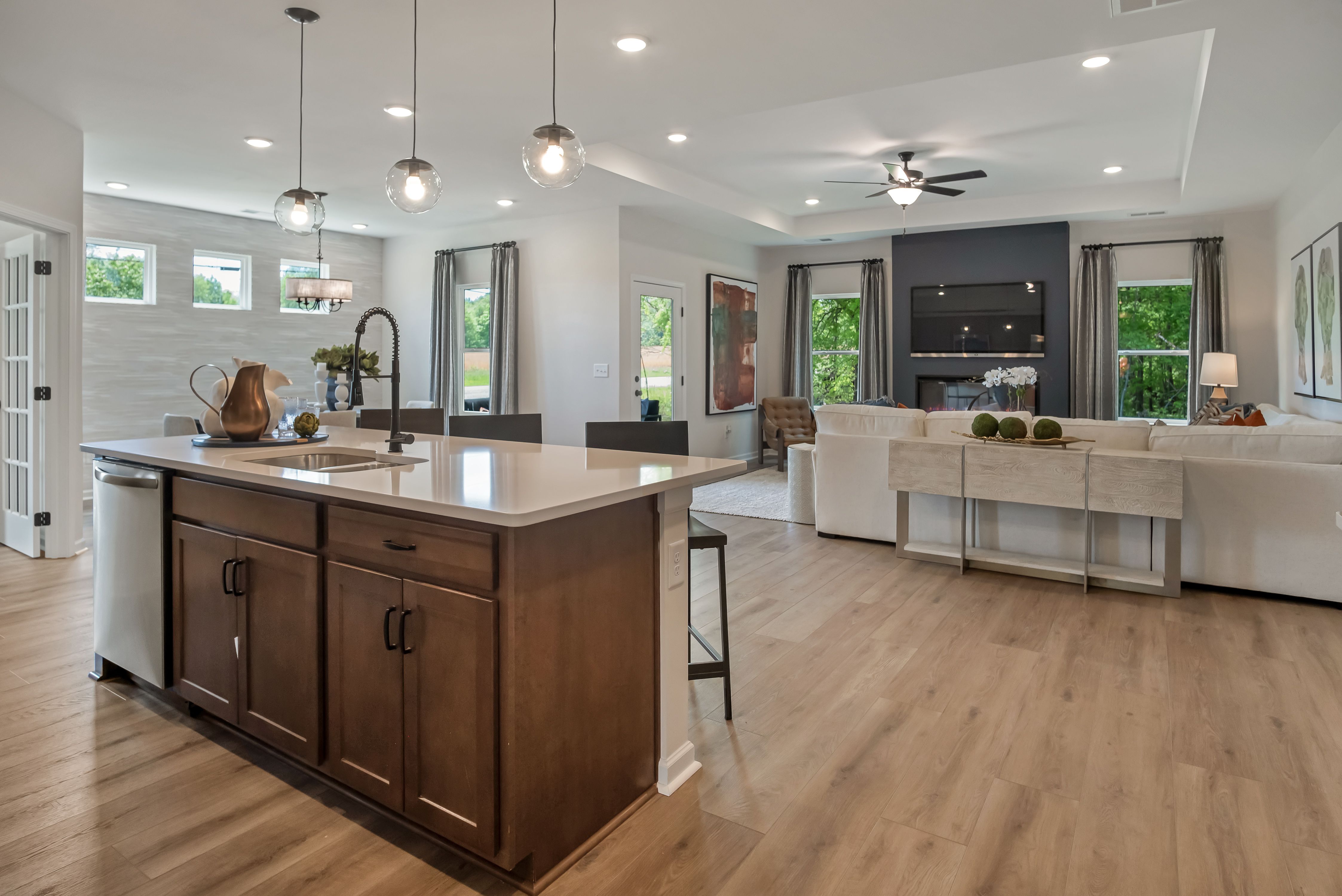 The Avondale- Open kitchen/family room