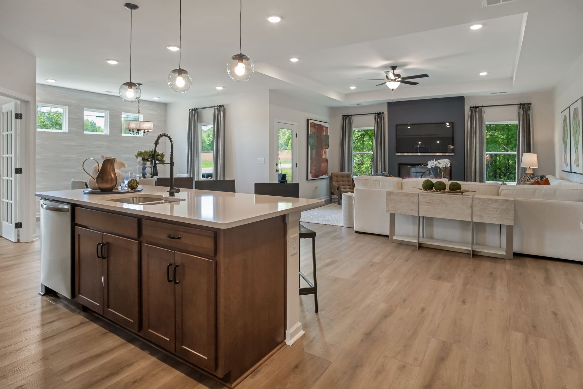 The Avondale- Open kitchen/family room