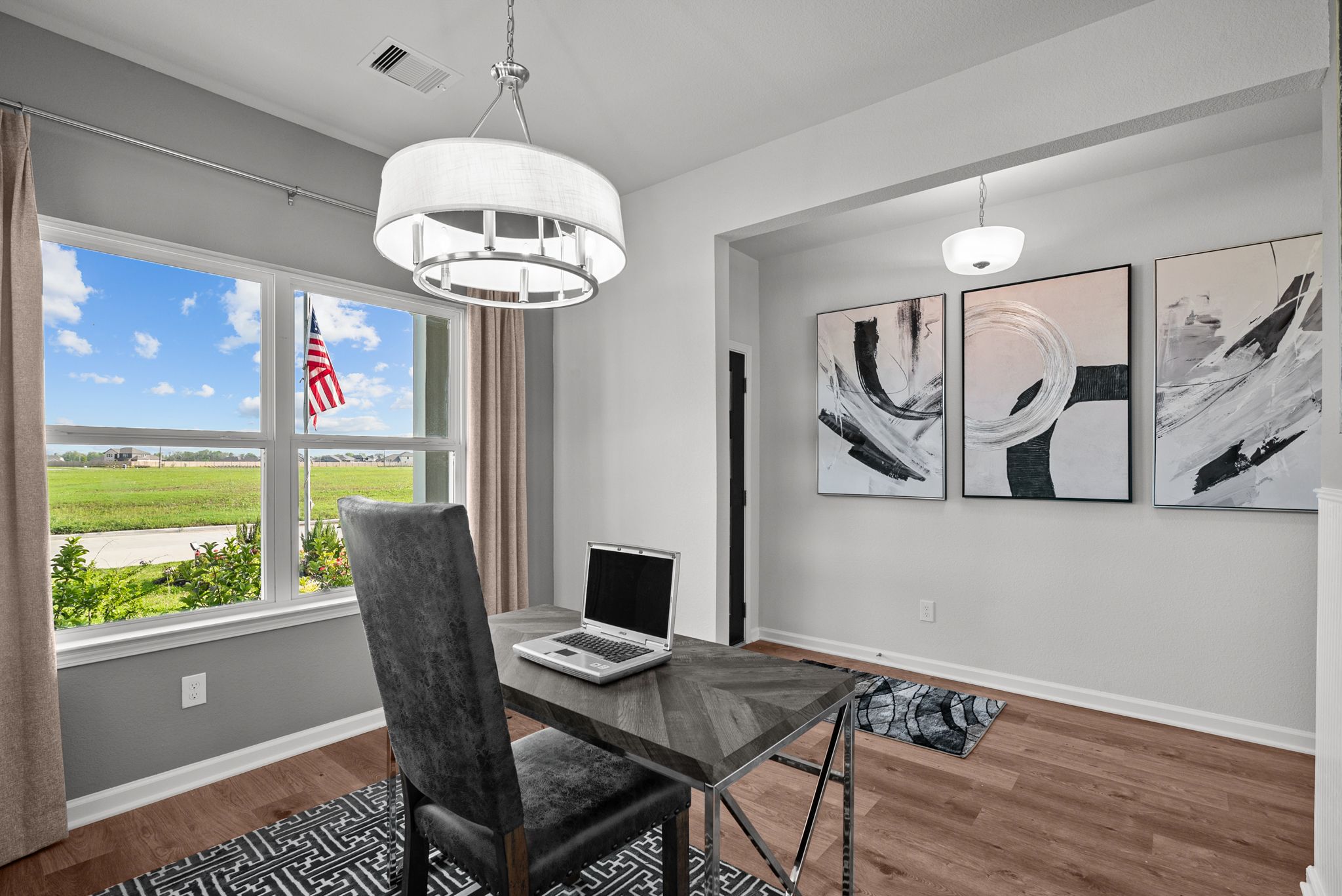 The Waring III- Dining Room as a Home Office