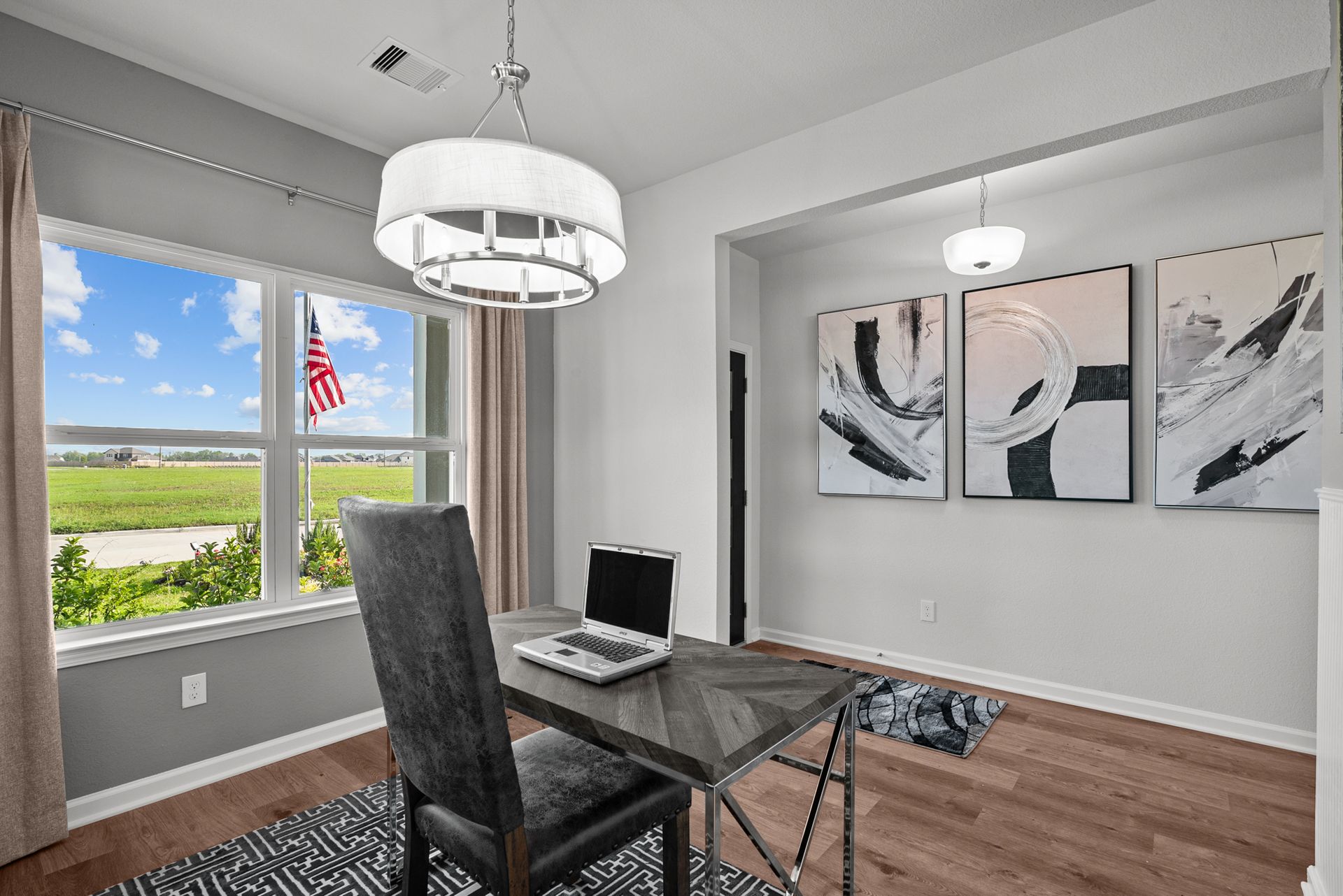 The Waring III- Dining Room as a Home Office