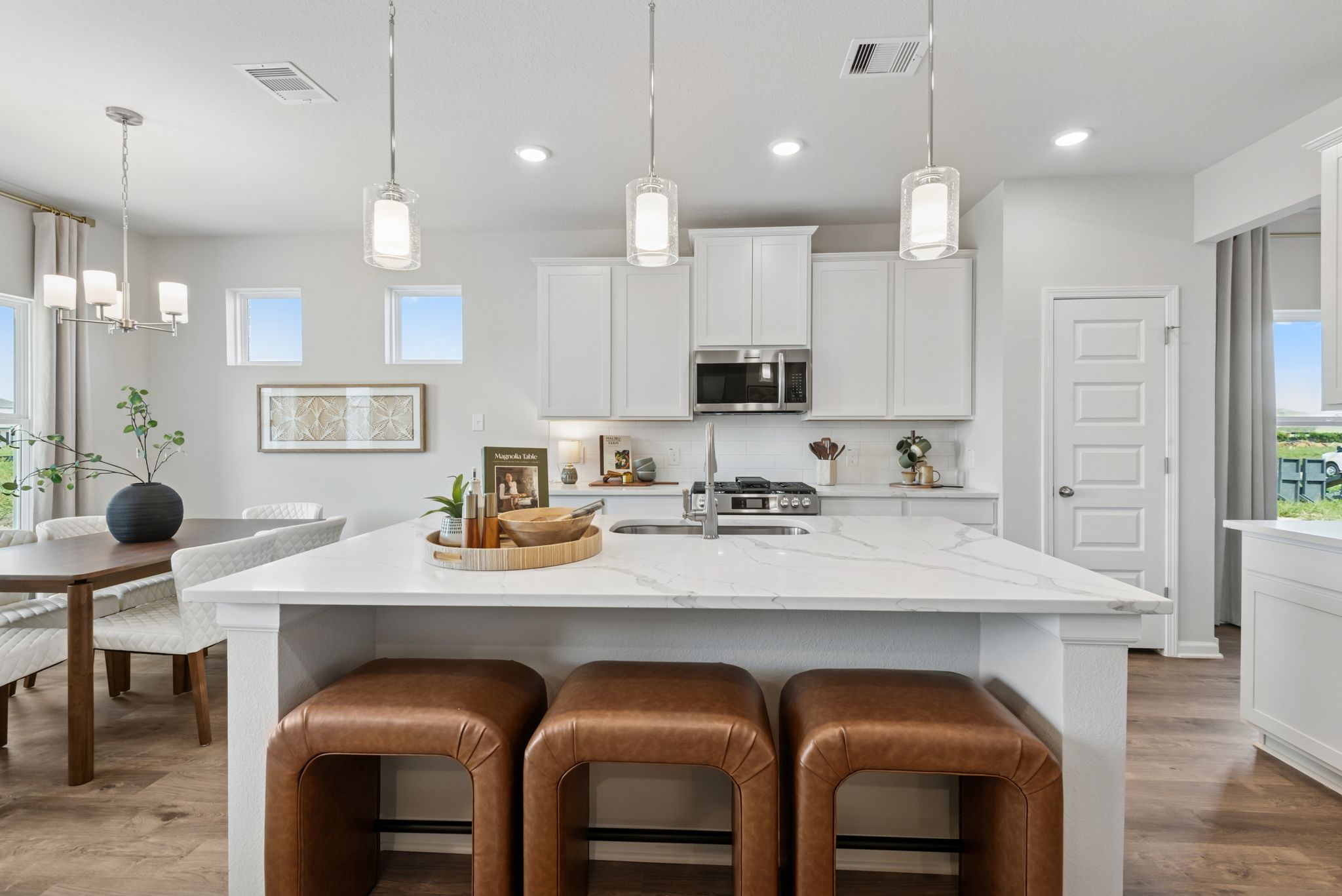 The Princeton II- Kitchen with Large Island