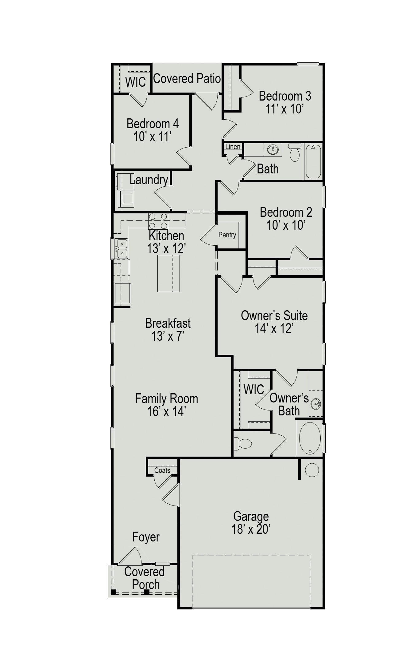 The Mockingbird II Floor Plan