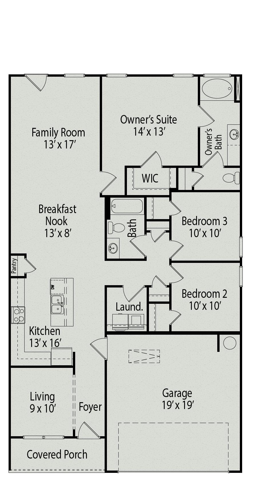 The Peachtree Floorplan