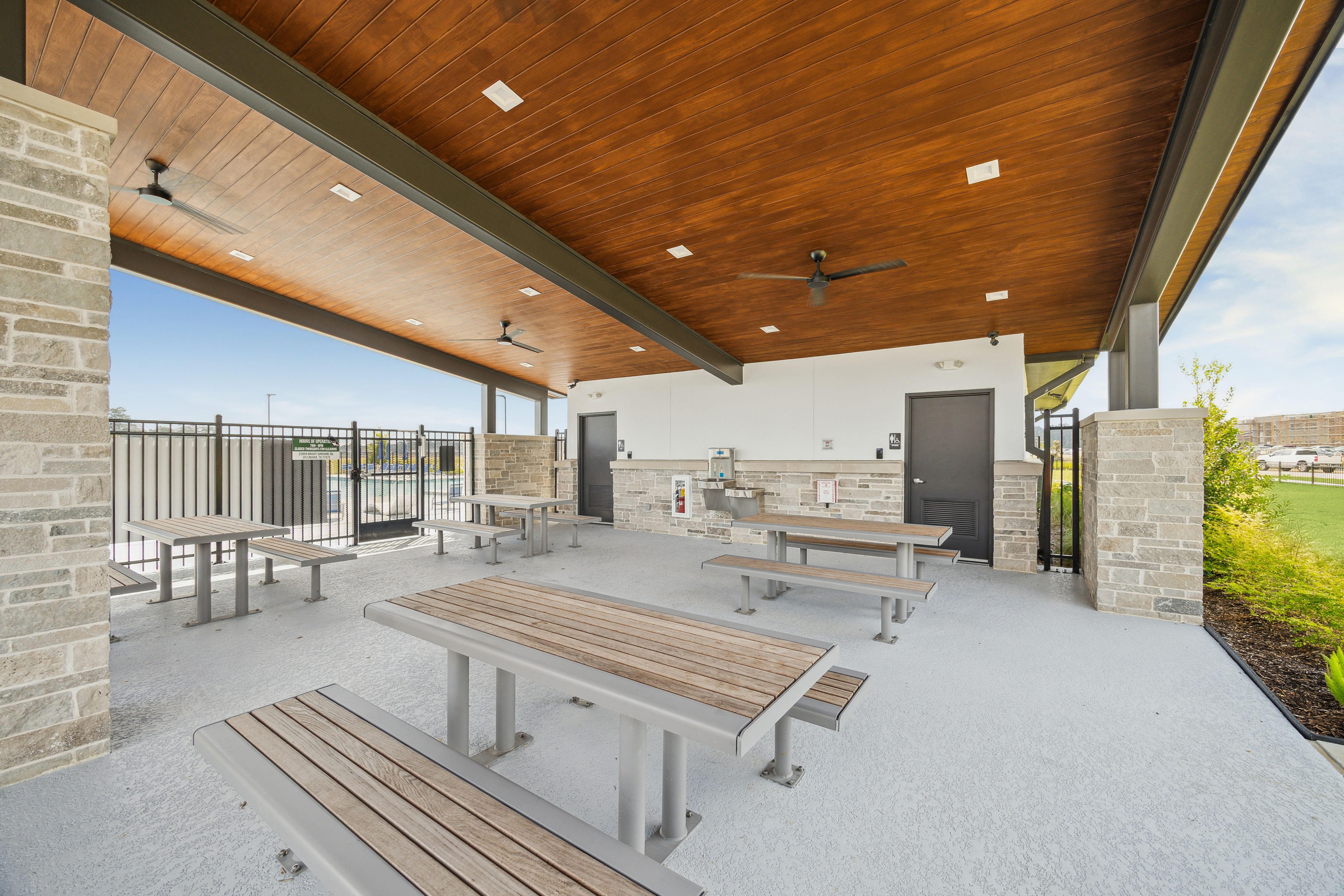 Pool and Covered Picnic Area