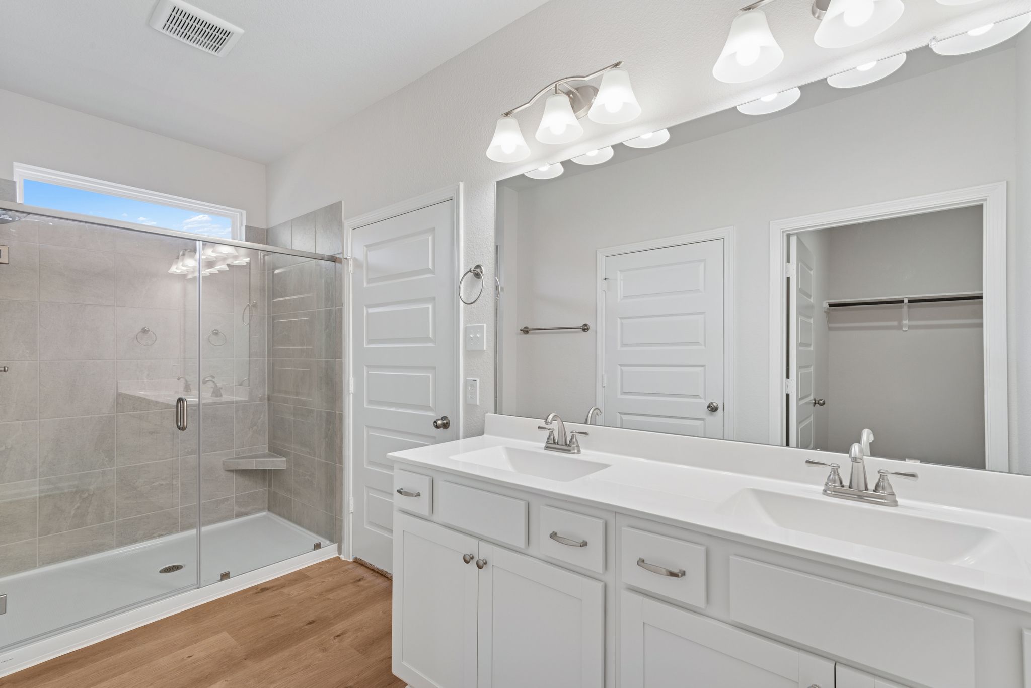 The Blue Jay II- Primary Bathroom with Large Walk-in Shower