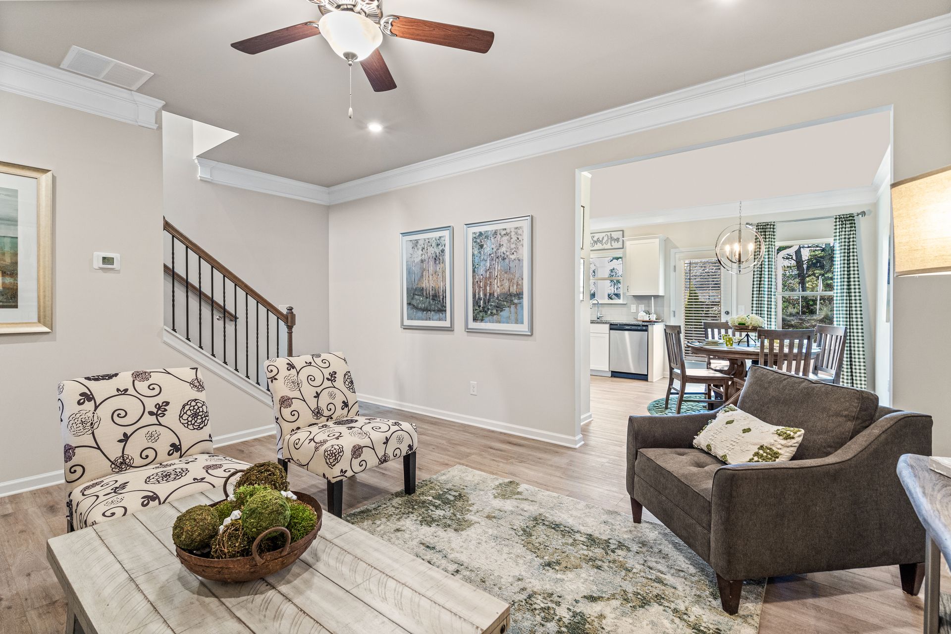 The Pierce - Family Room and Breakfast Area