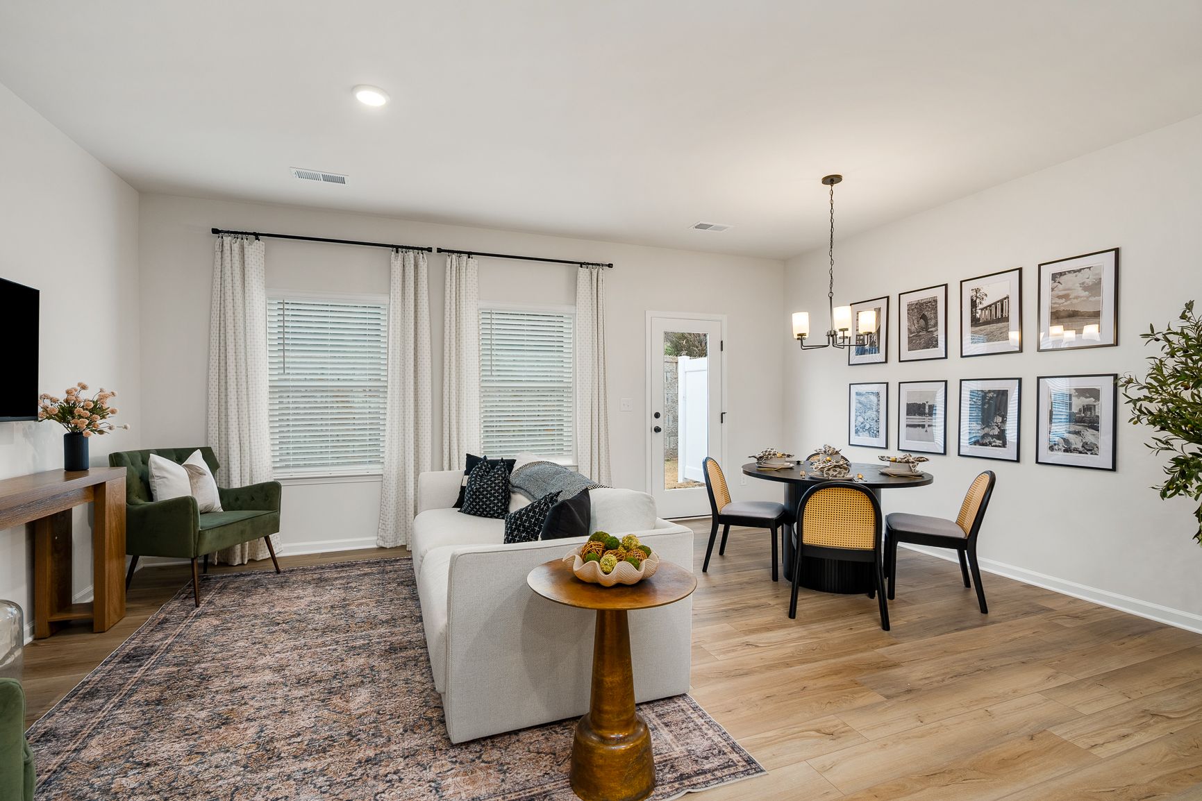 The Rutledge - Family Room and Dining