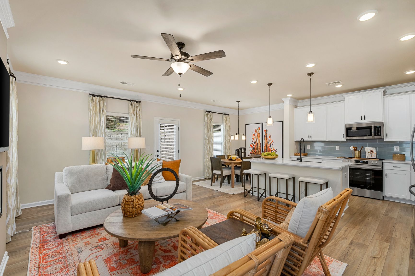 The Norwood II Open Living Area