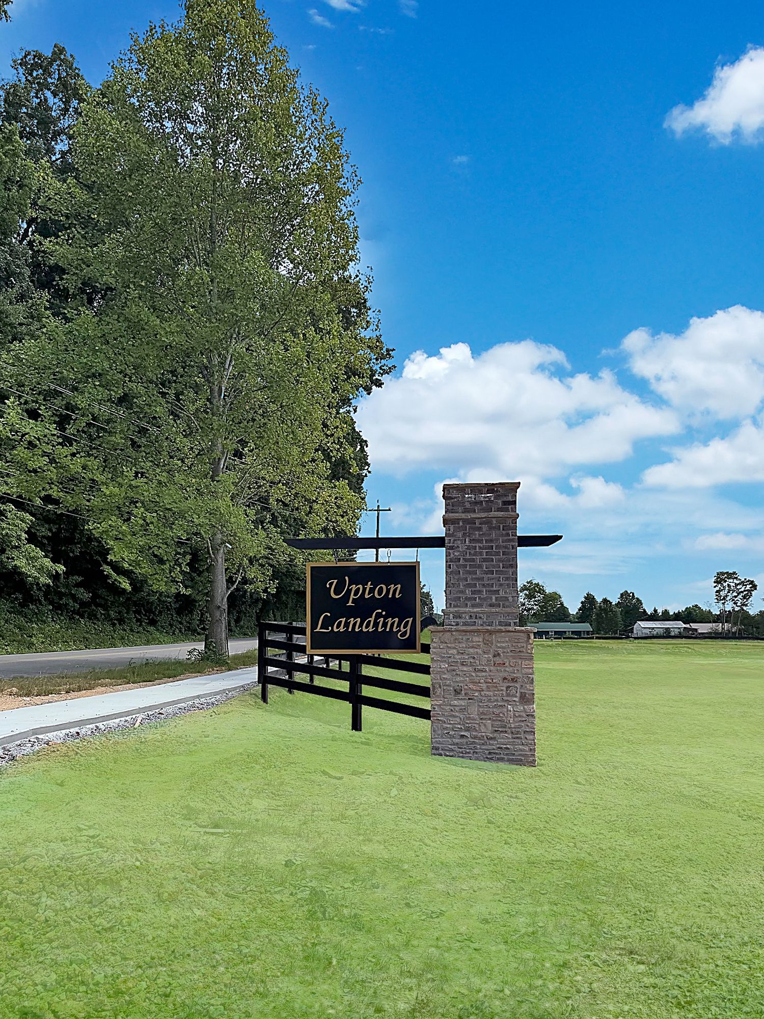 Upton Landing Entrance