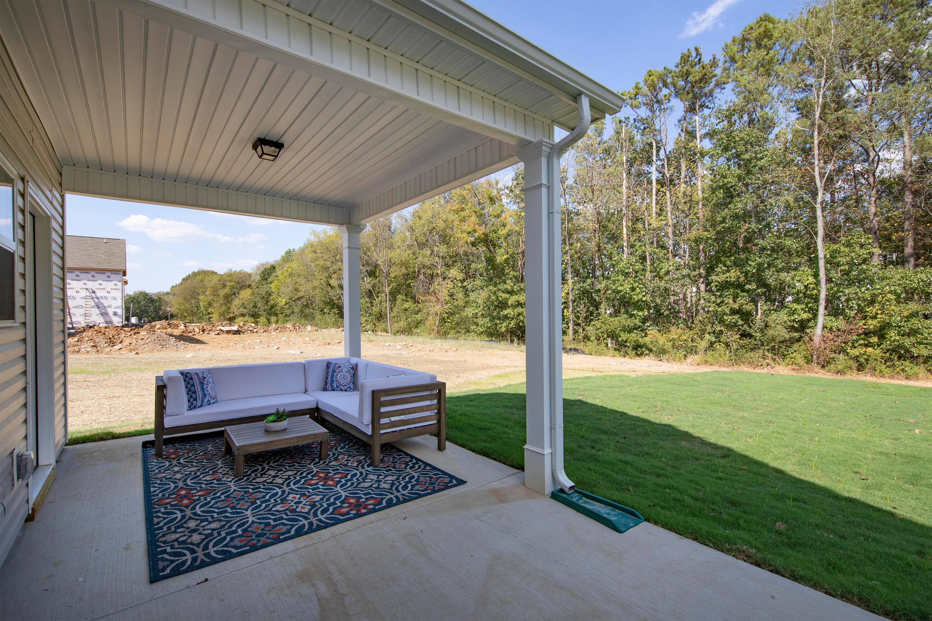 back patio area