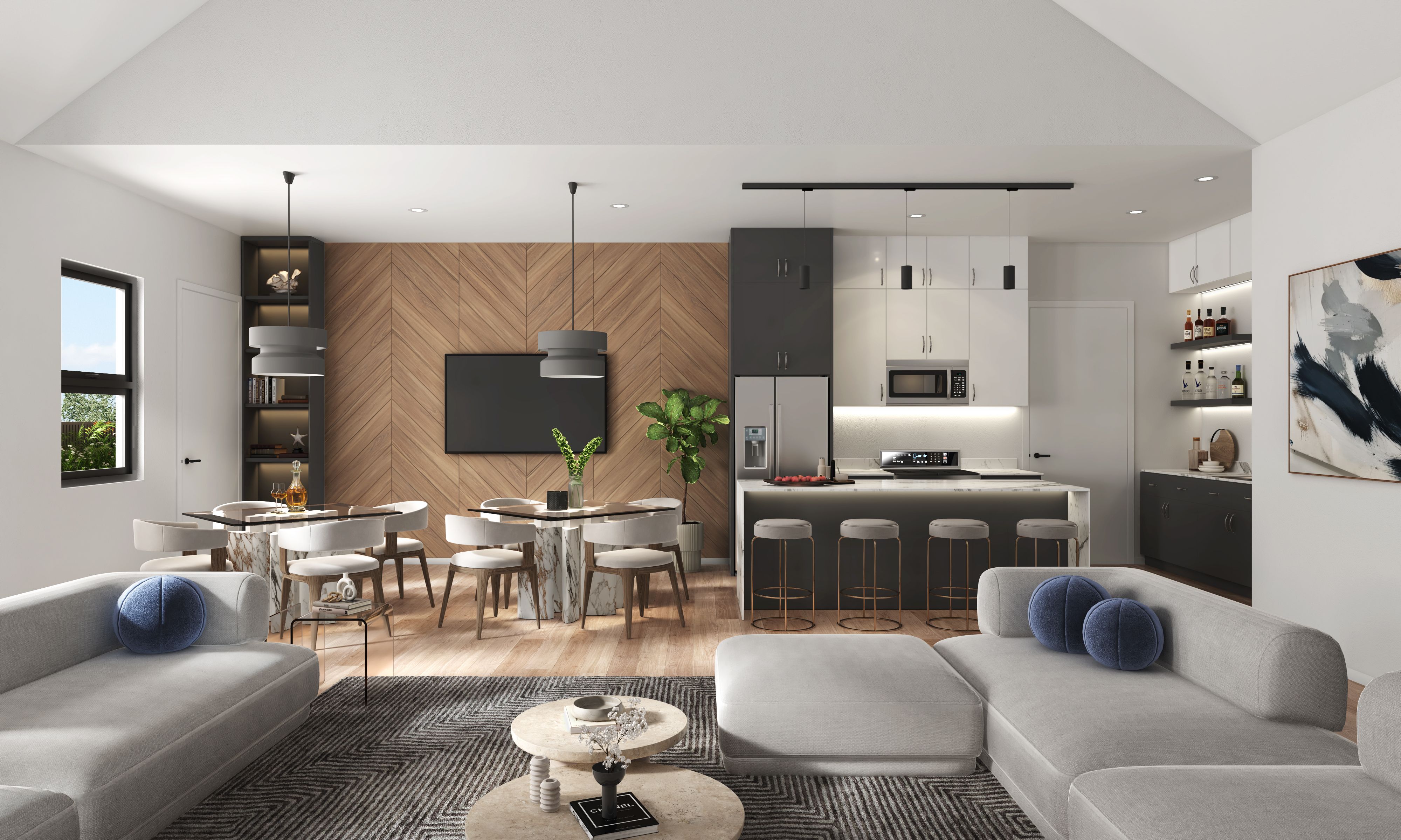 Community Amenity Center - Dinner and Lounge Area