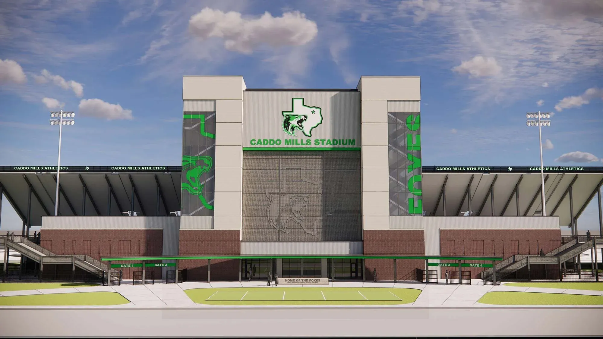 New high school stadium for Caddo Mills ISD Coming Fall 2026