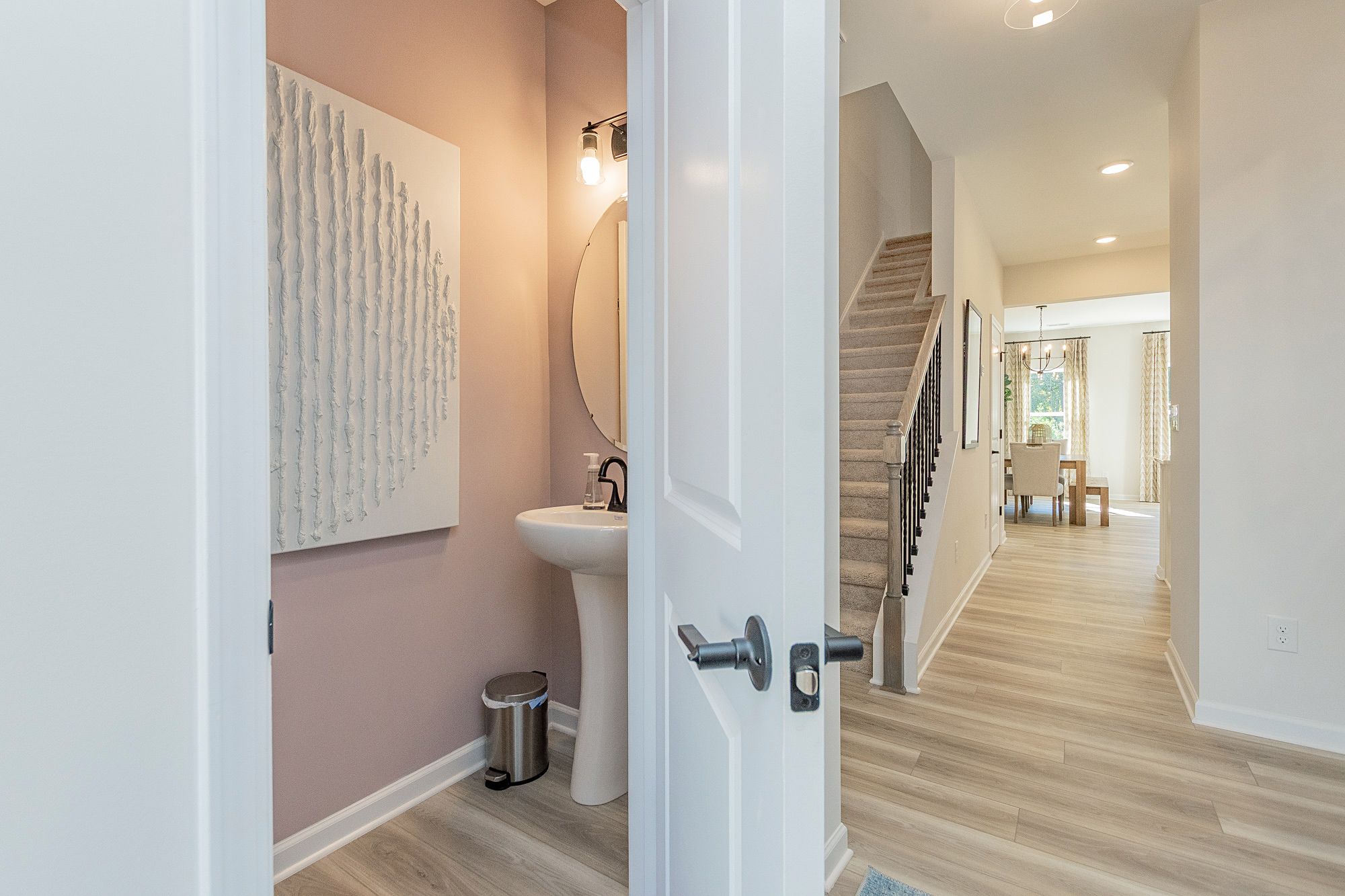 Suwanee Foyer and Powder Room