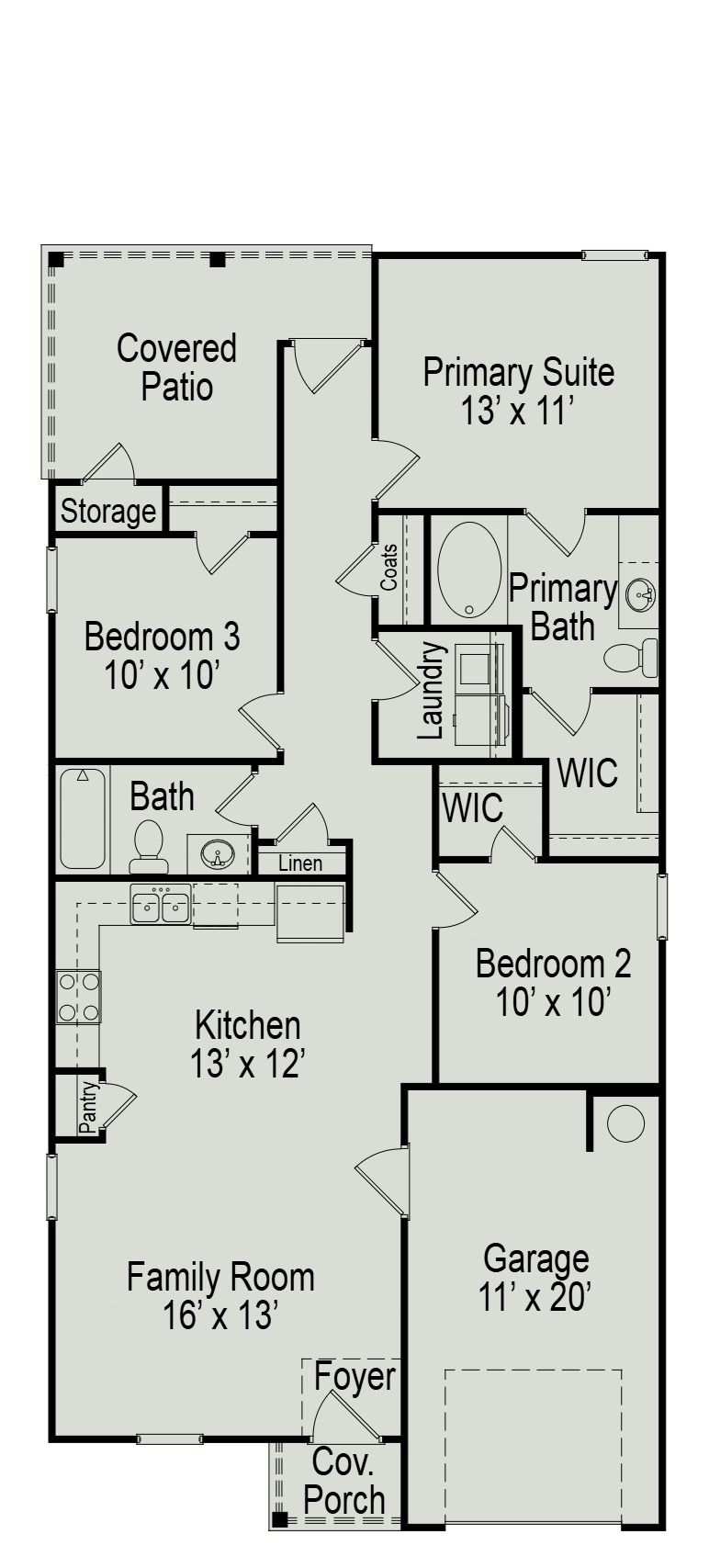 The Shelby Floorplan