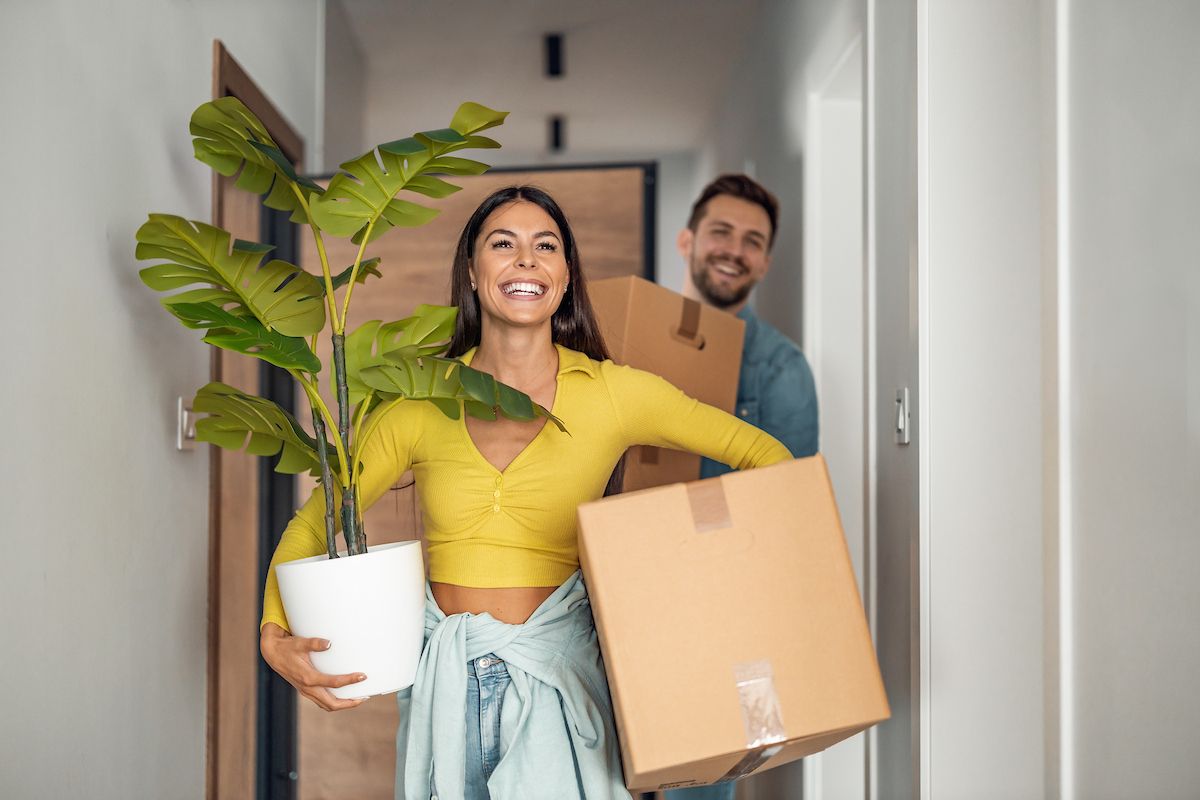 Couple Moving