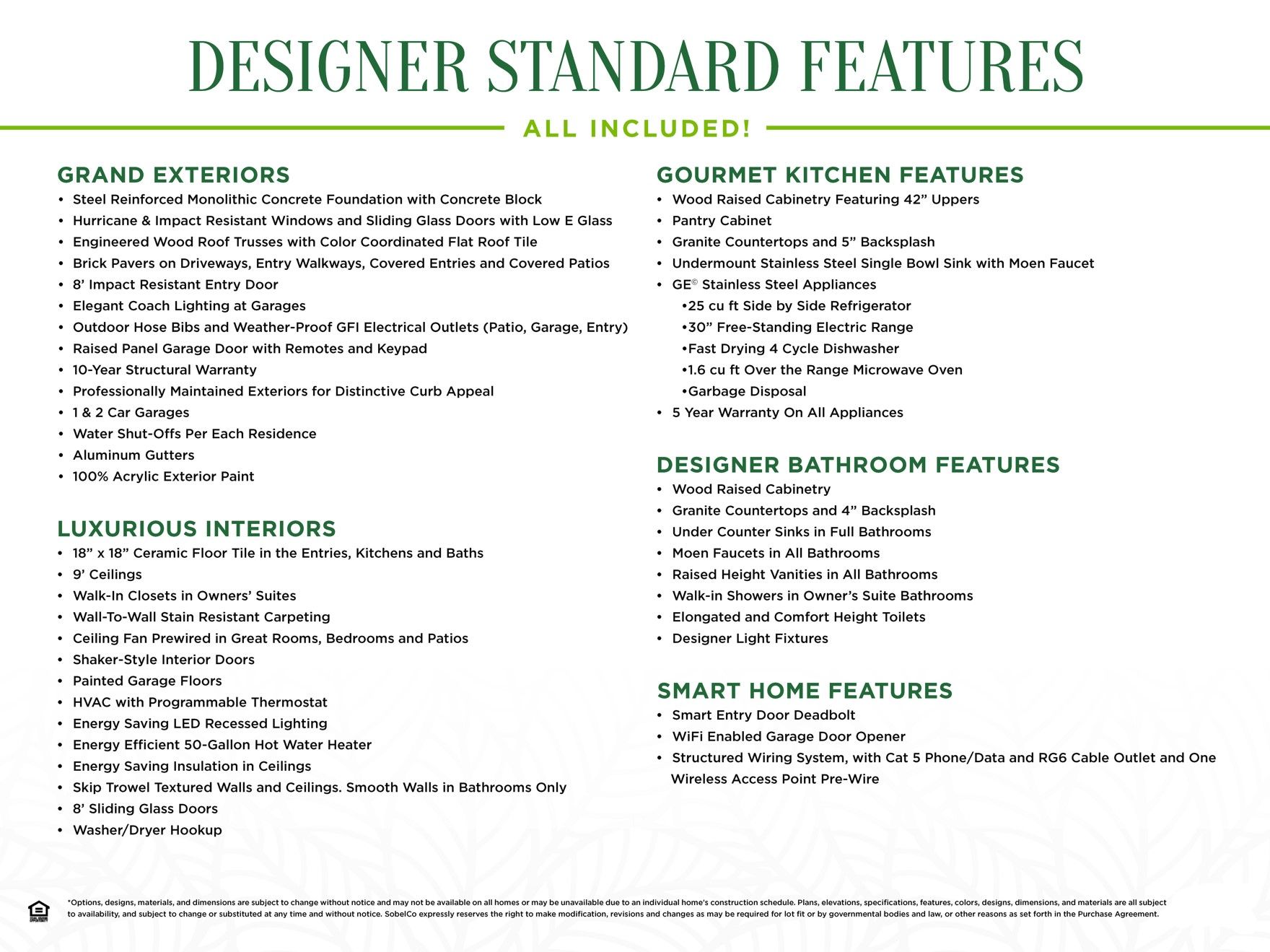 Designer Features 