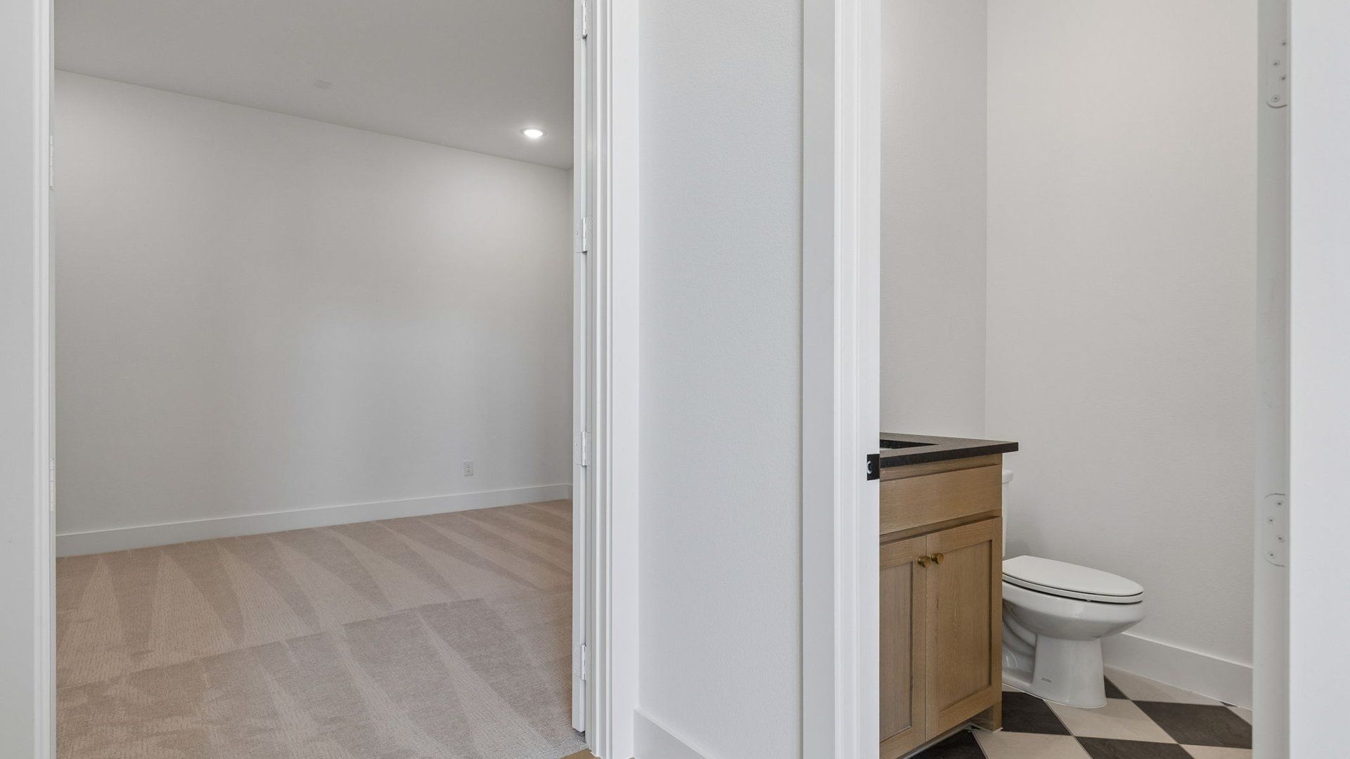 Media Room Entry & Powder Bath