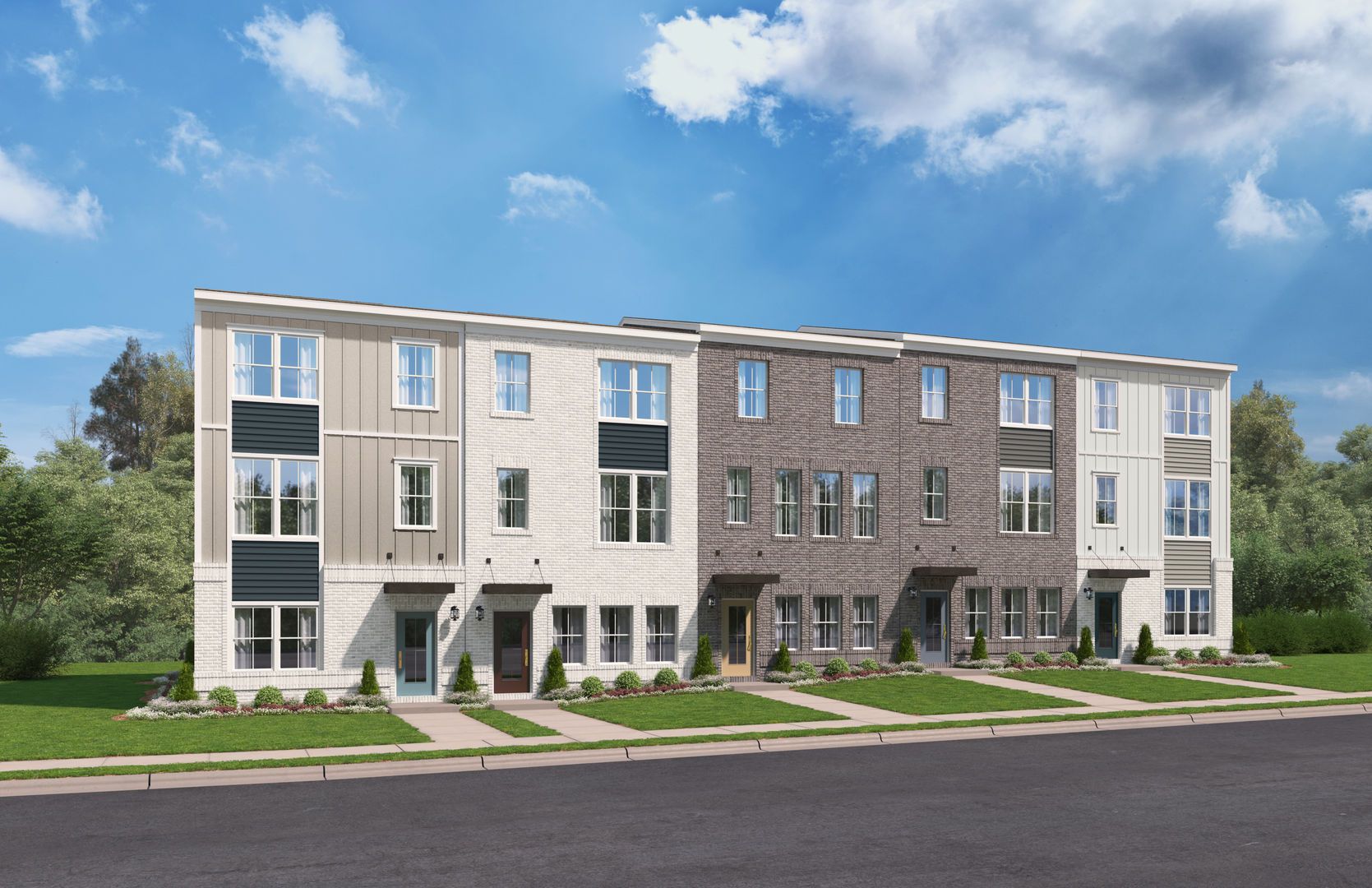 The Quinn - The Beacon at Old Peachtree Townhomes: Lawrenceville, Georgia - Stanley Martin Homes